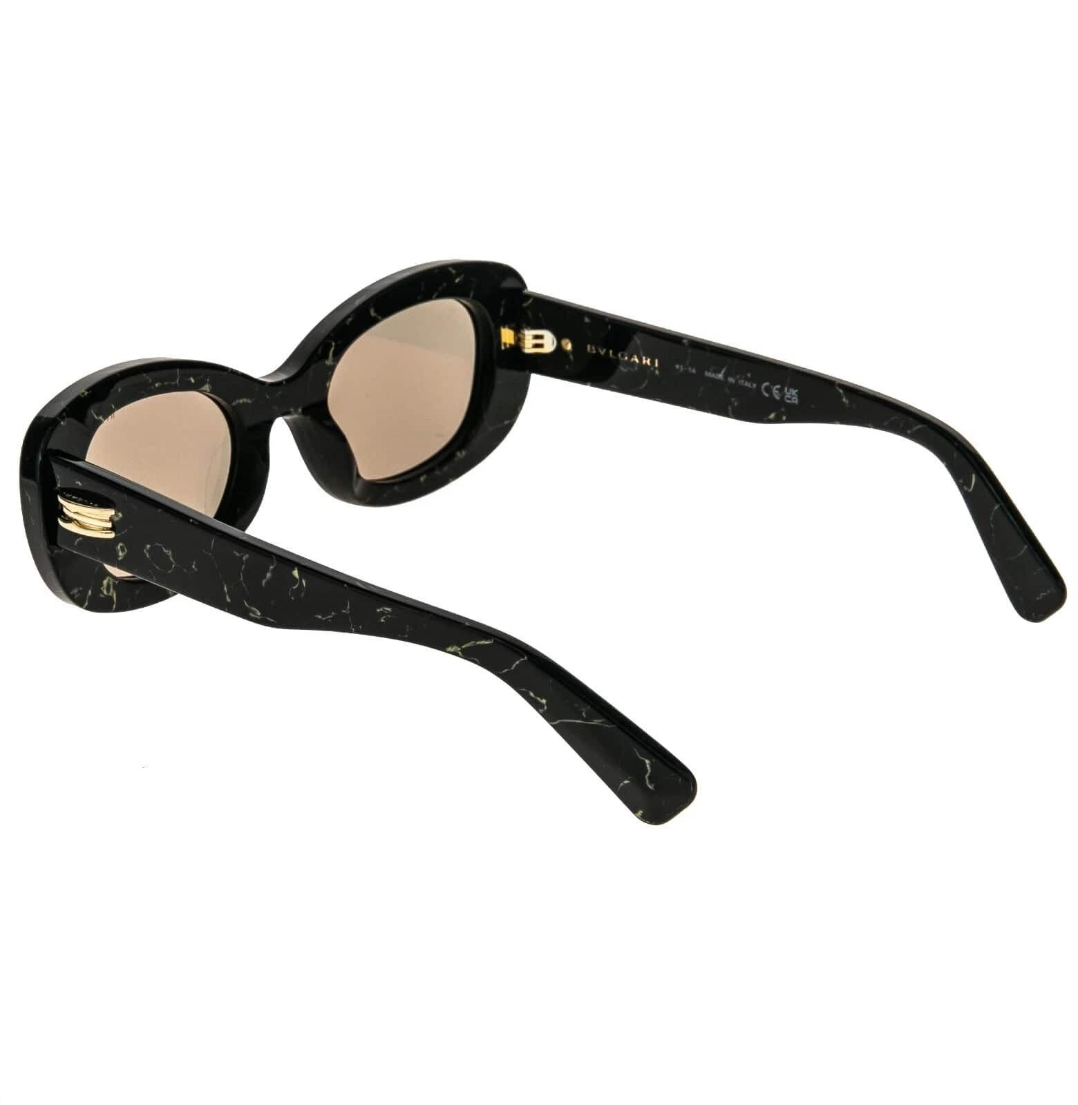 Bvlgari BVLGARI 40039 B.zero1 BV40039I Abstract Oval Sunglasses 05L Size ONE SIZE - 8 Thumbnail
