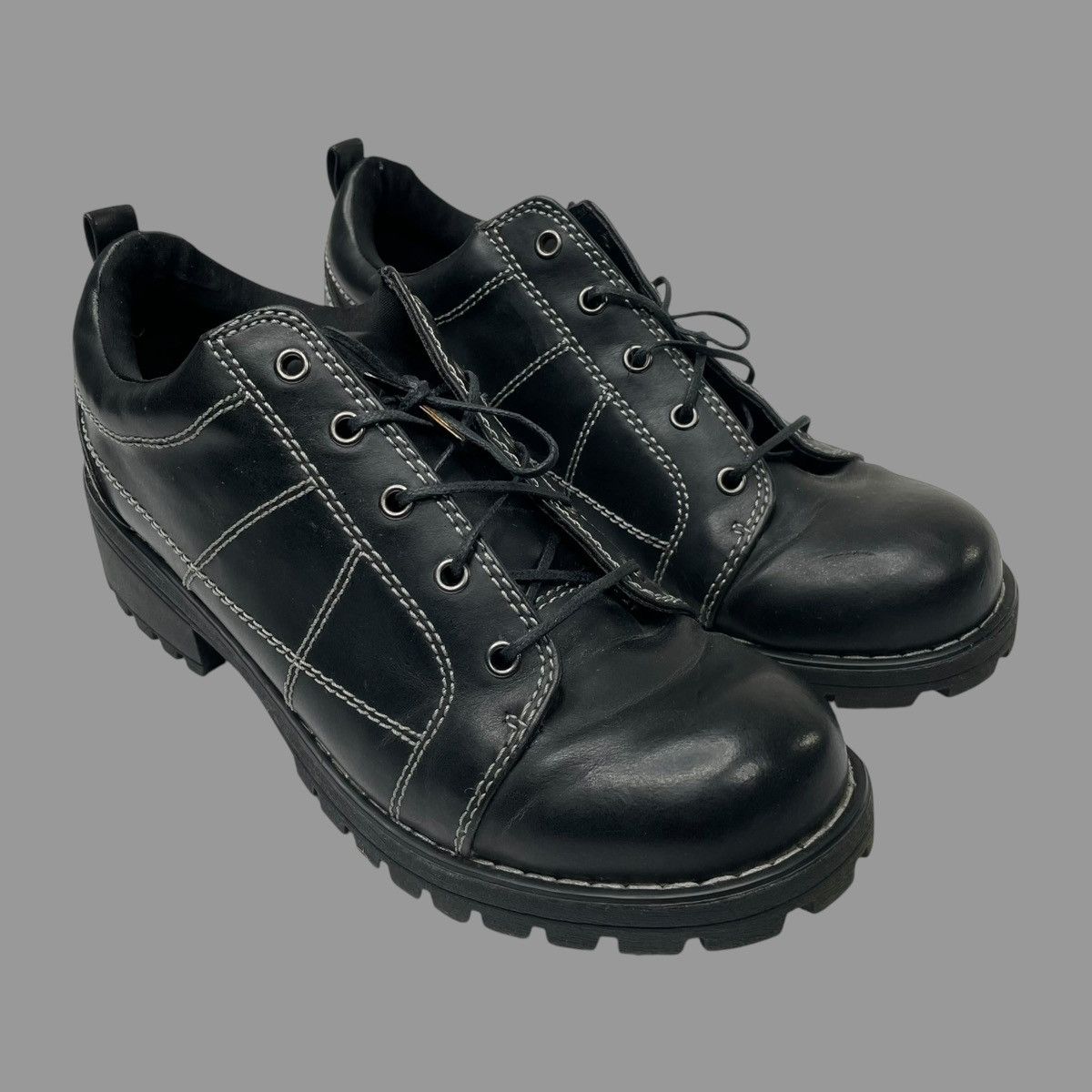 Vintage Vintage 90s avante rare chunky sole derby shoes Size US 9 / IT 39 - 7 Thumbnail