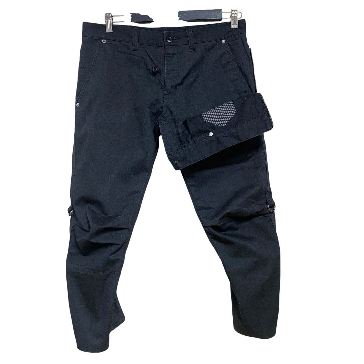 PPFM PPFM Asymmetrical Layered Cropped Pants Size US 32 / EU 48 - 3 Thumbnail