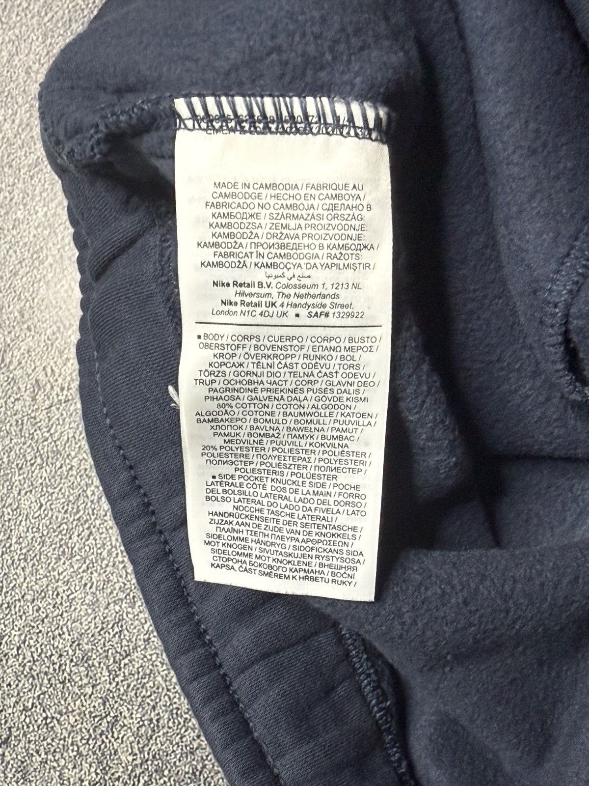 Nike Nike men's repeat fleece cargo pant M Size US 32 / EU 48 - 4 Thumbnail
