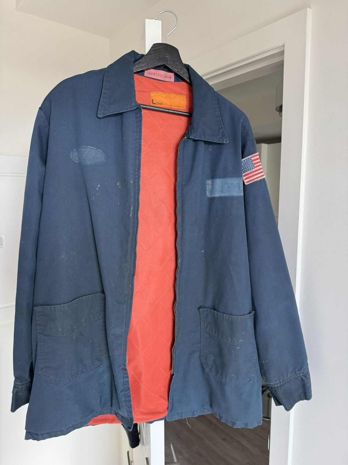 Vintage Vintage Long Navy Coat/Jacket Size US L / EU 52-54 / 3 - 2 Thumbnail