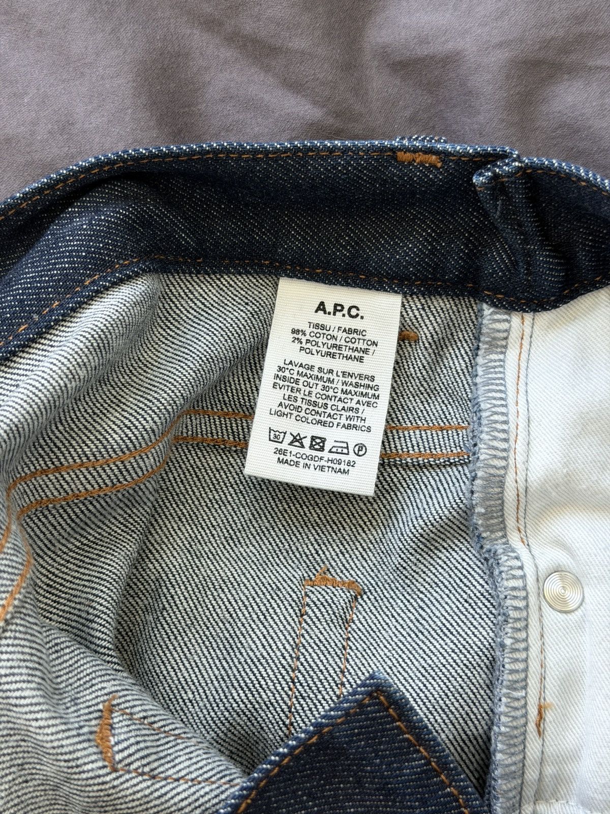 A.P.C. APC Aaron jeans (Raw Indigo) Size US 30 / EU 46 - 6 Thumbnail