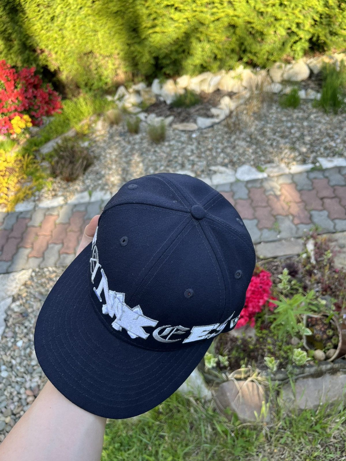 New Era × New York Yankees New era NYC New York Yankees snapback hat cap y2k big logo Size ONE SIZE - 9 Thumbnail