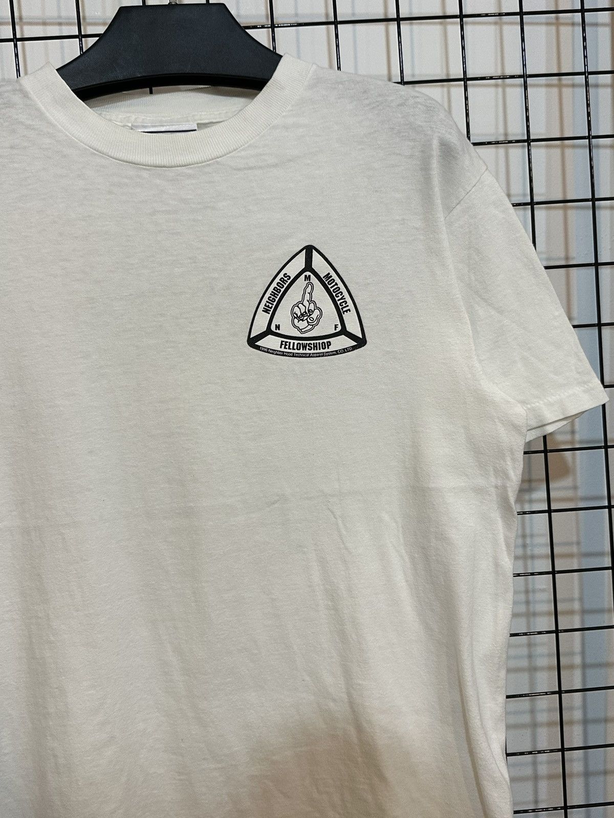 Neighborhood Neighbors Motorcycle Fellowship white t-shirt . Size US M / EU 48-50 / 2 - 2 Thumbnail