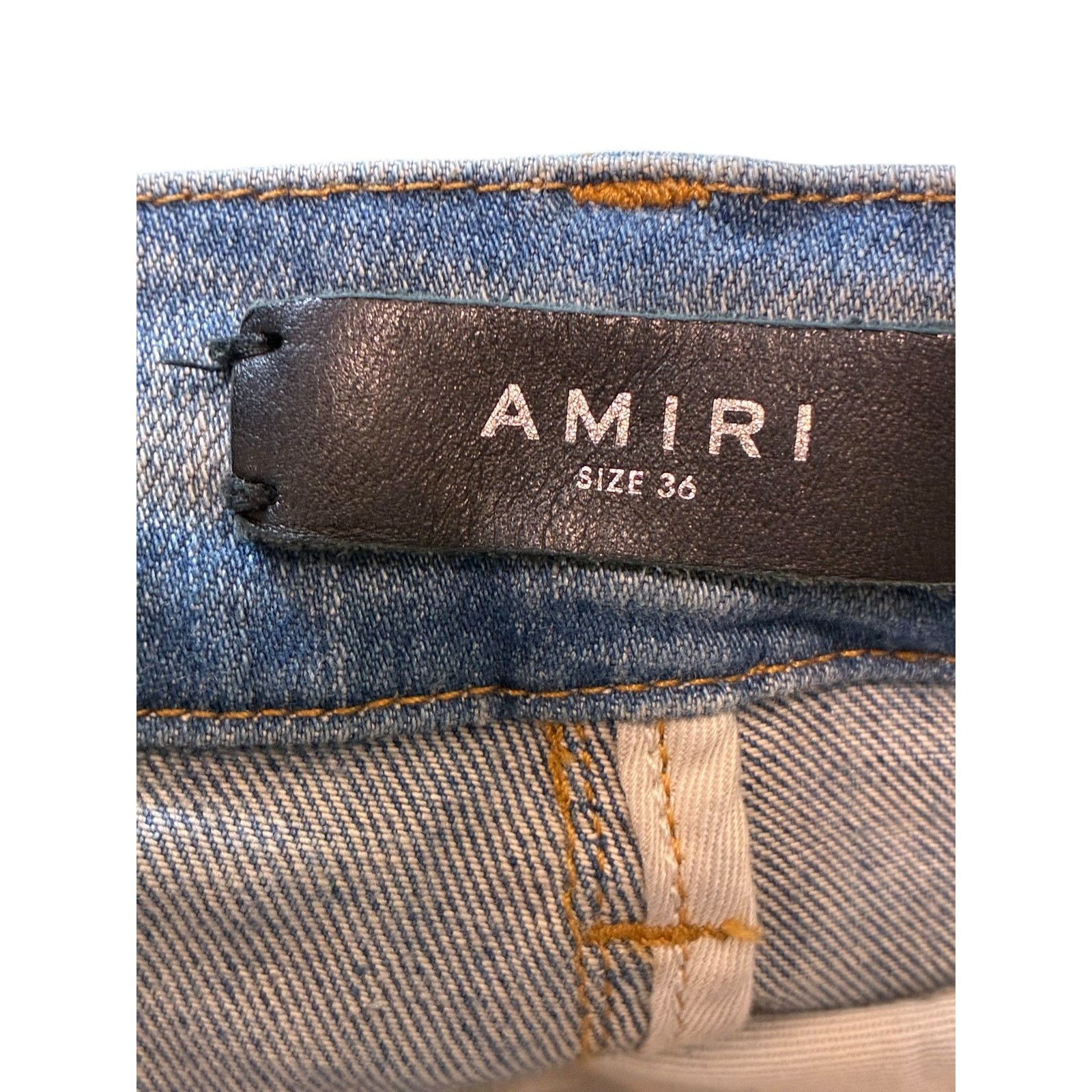 Purple Brand Purple Brand 'Paint Drip' Light Wash Jeans Size US 36 / EU 52 - 7 Thumbnail