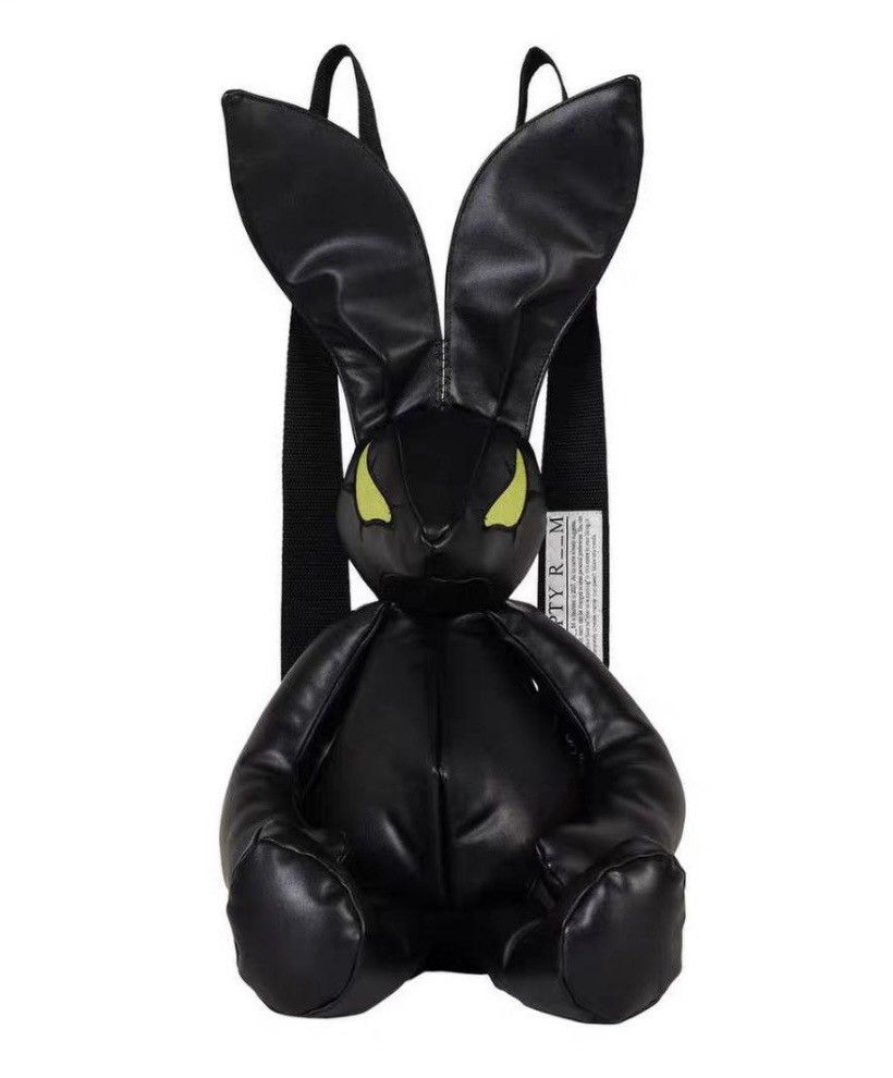 image of Beauty Beast x Vintage Beauty:beast X Empty Room Bunny Bag in Black, Men's