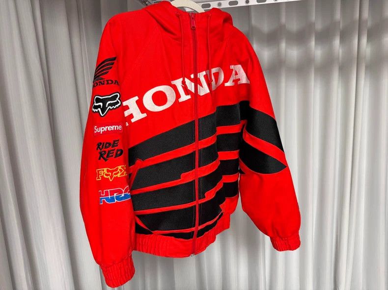 Fox Racing × Honda × Supreme Supreme®/Honda®/Fox® Racing Puffy Zip