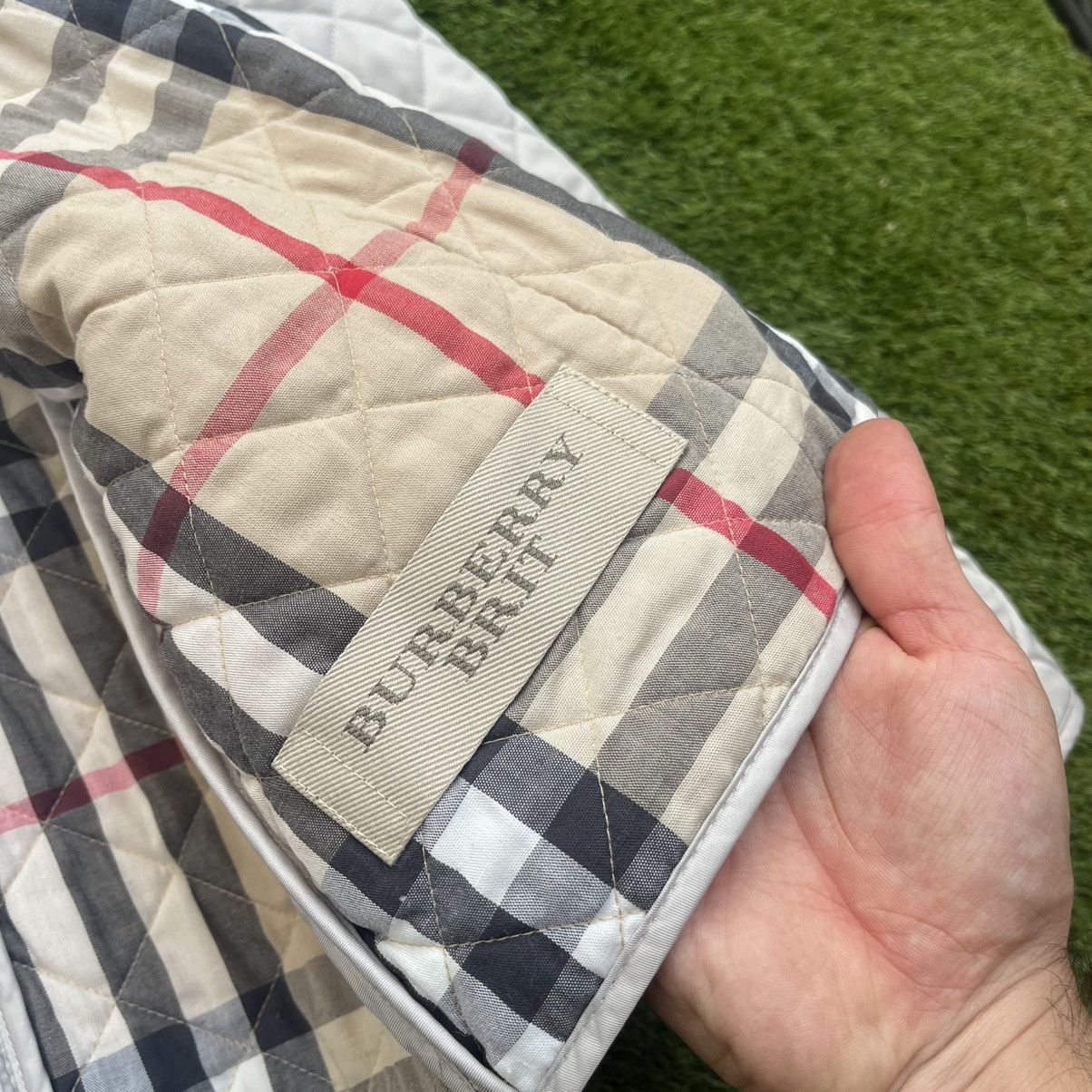 Burberry Burberry Brit Quilted Jacket – Nova Check Lining – Beige Size M / US 6-8 / IT 42-44 - 15 Thumbnail
