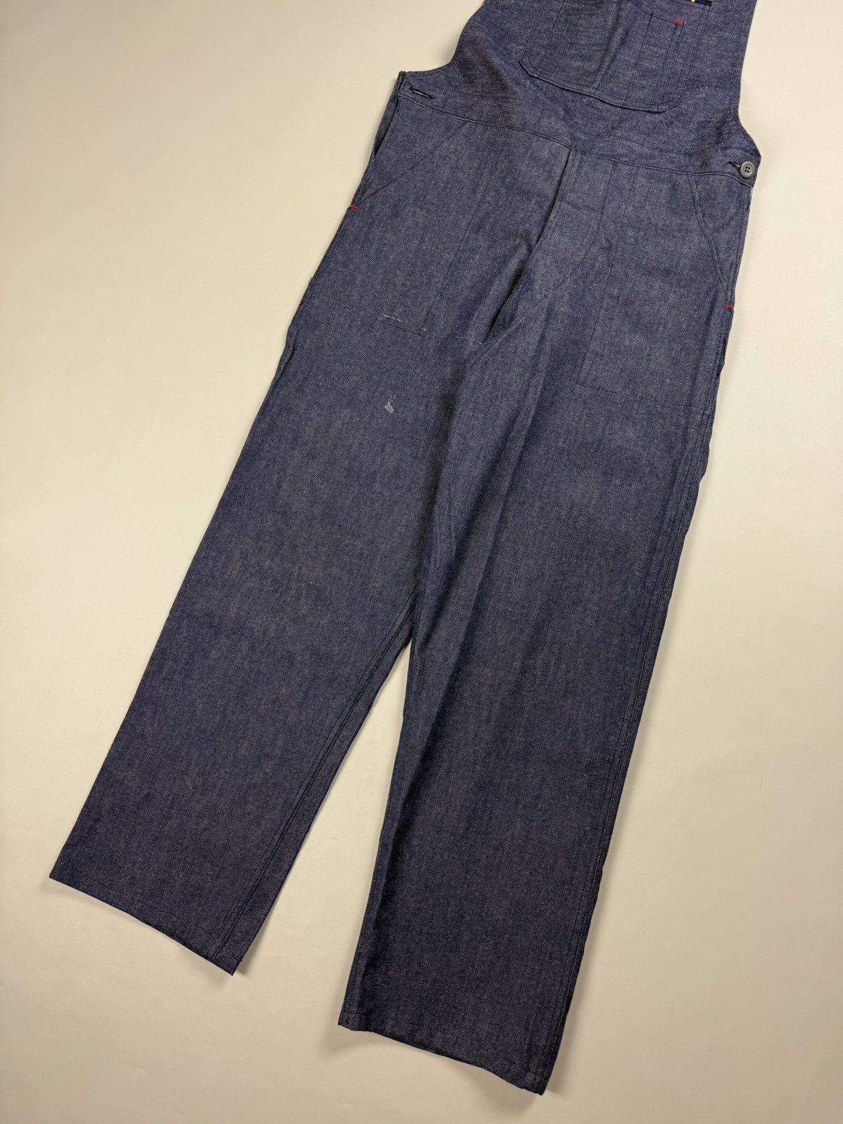 Craftsman × Vintage Deadstock VTG Craftsman Workwear Sanfor Shrunk Overalls Bib Size US 36 / EU 52 - 3 Thumbnail