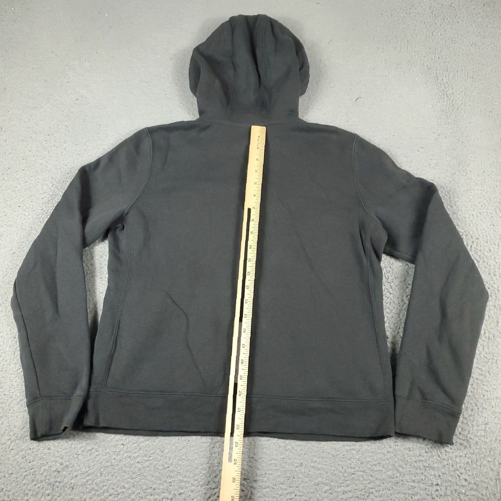 Nike Nike Hoodie Womens Medium Gray Swoosh Pullover Sweatshirt Ladies Size M / US 6-8 / IT 42-44 - 6 Thumbnail
