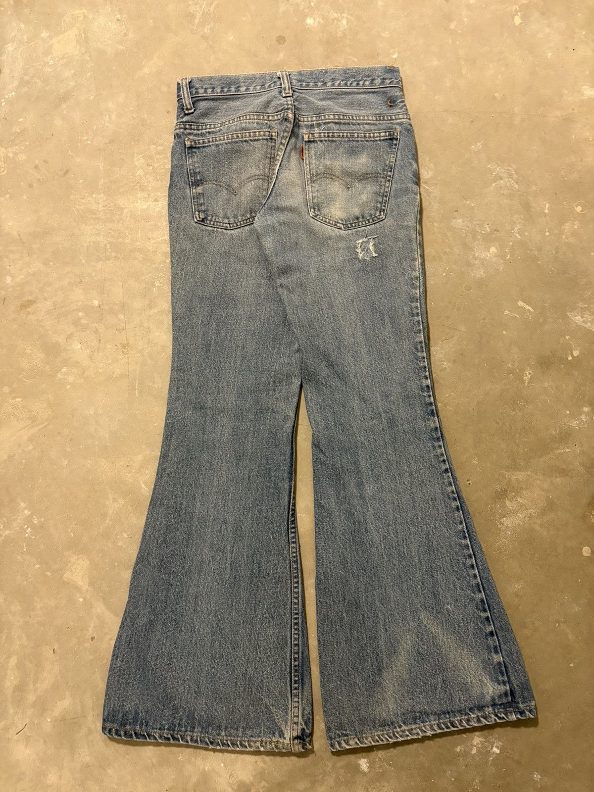 Levi's Vintage Clothing Vintage Levi’s Bellbottom Orange Tabs Size 29" - 2 Thumbnail