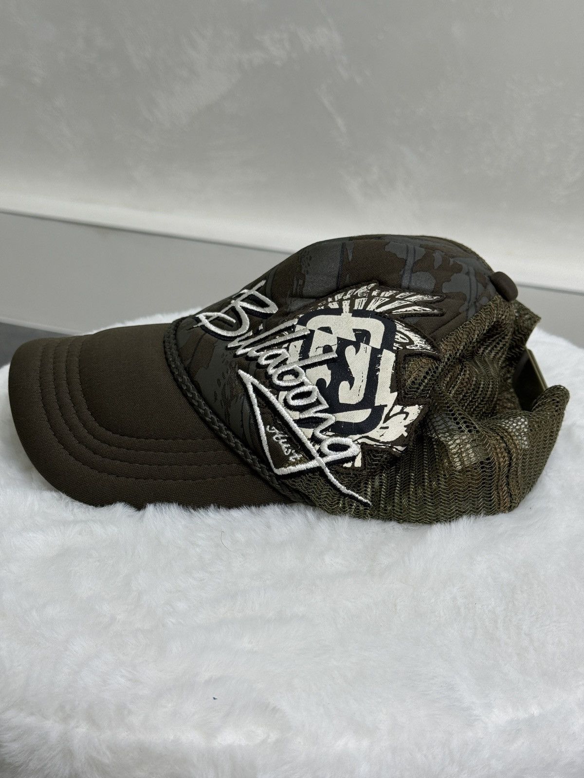 Billabong Khaki billabong cap affliction style y2k vintage with mesh Size ONE SIZE - 3 Thumbnail