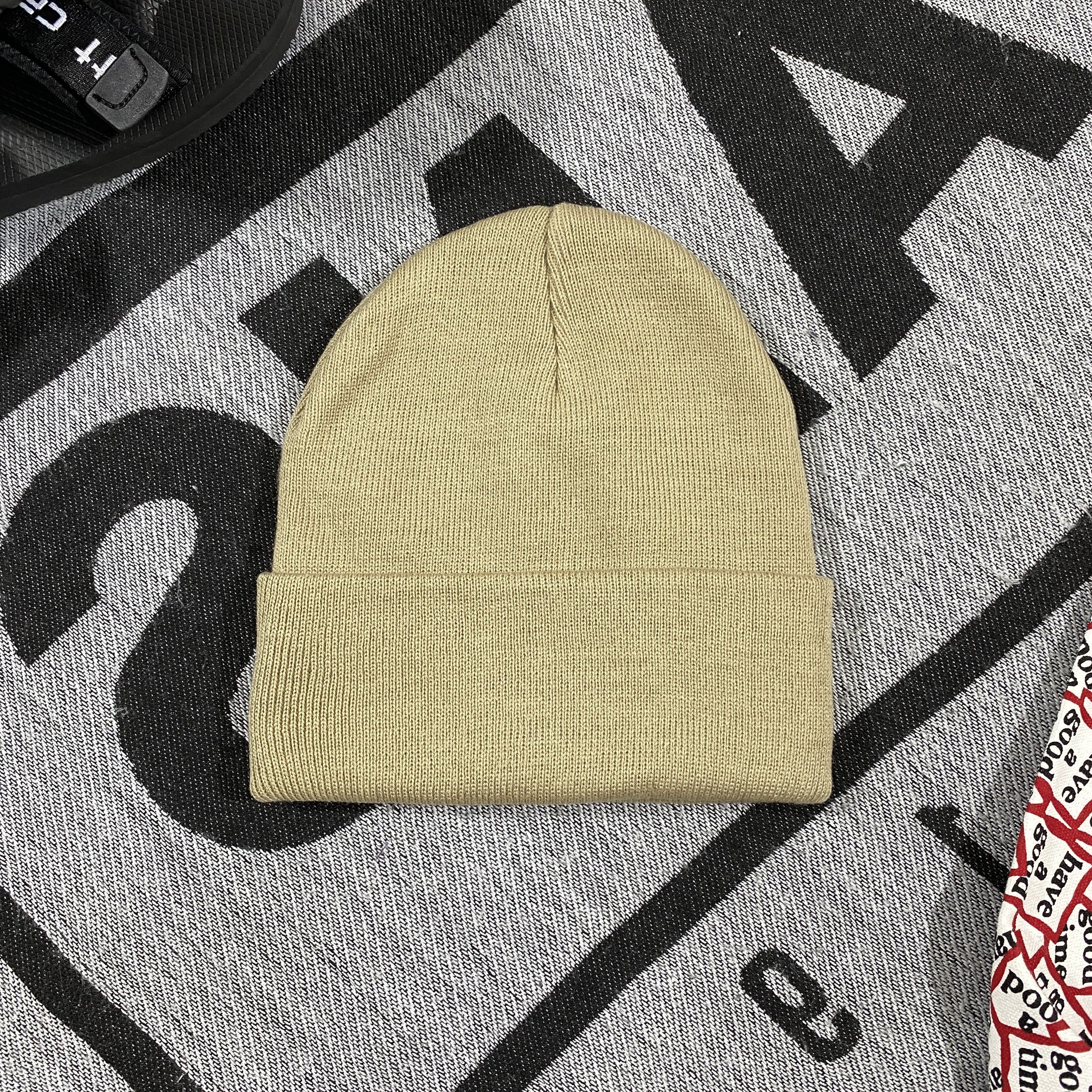 Stussy STUSSY STOCK LOGO BEANIE HAT CREAM Size ONE SIZE - 4 Thumbnail