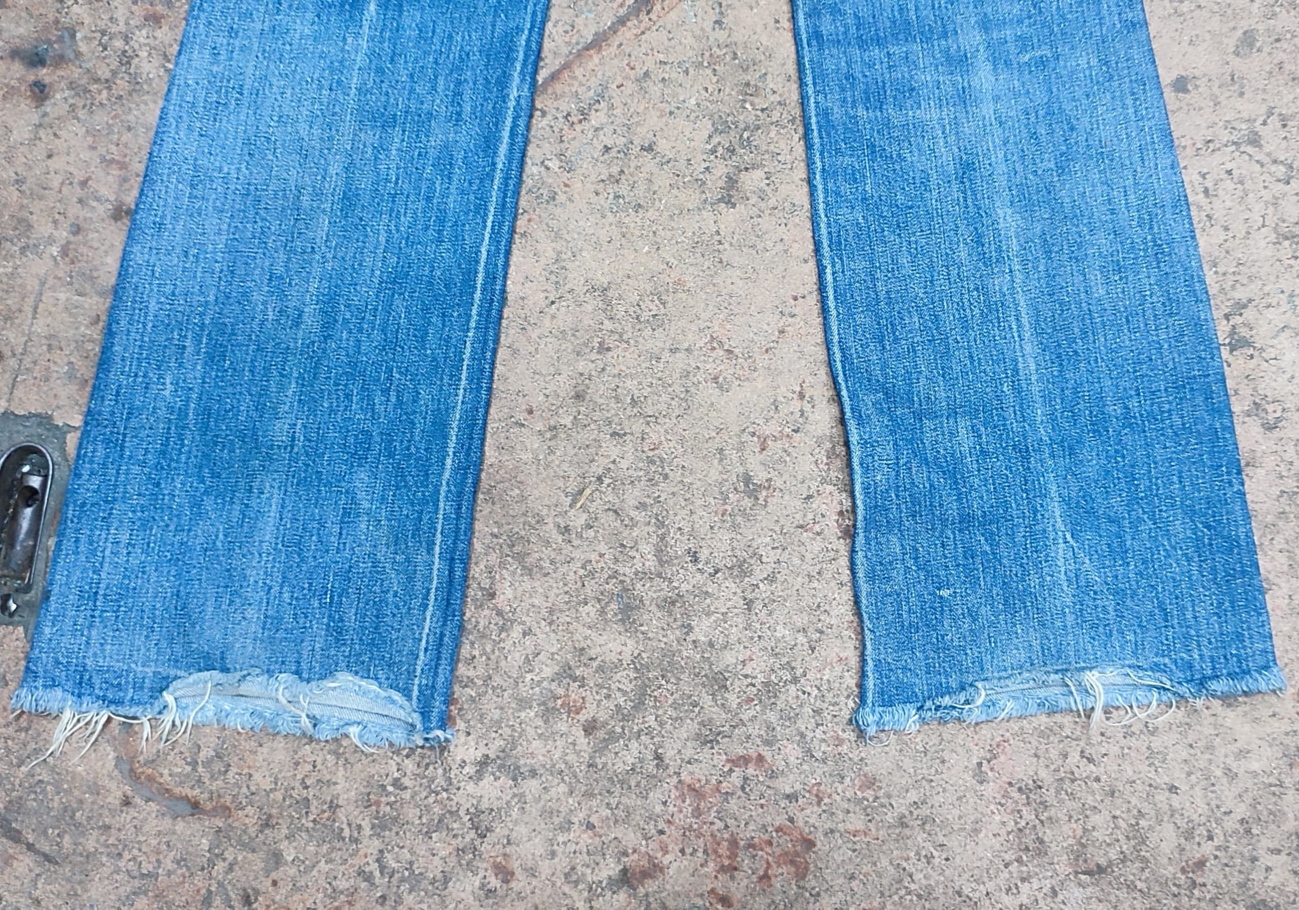 Levi's Vintage Clothing DISTRESSED LEVIS 517 BOOTCUT NO'8 Size US 31 - 3 Thumbnail