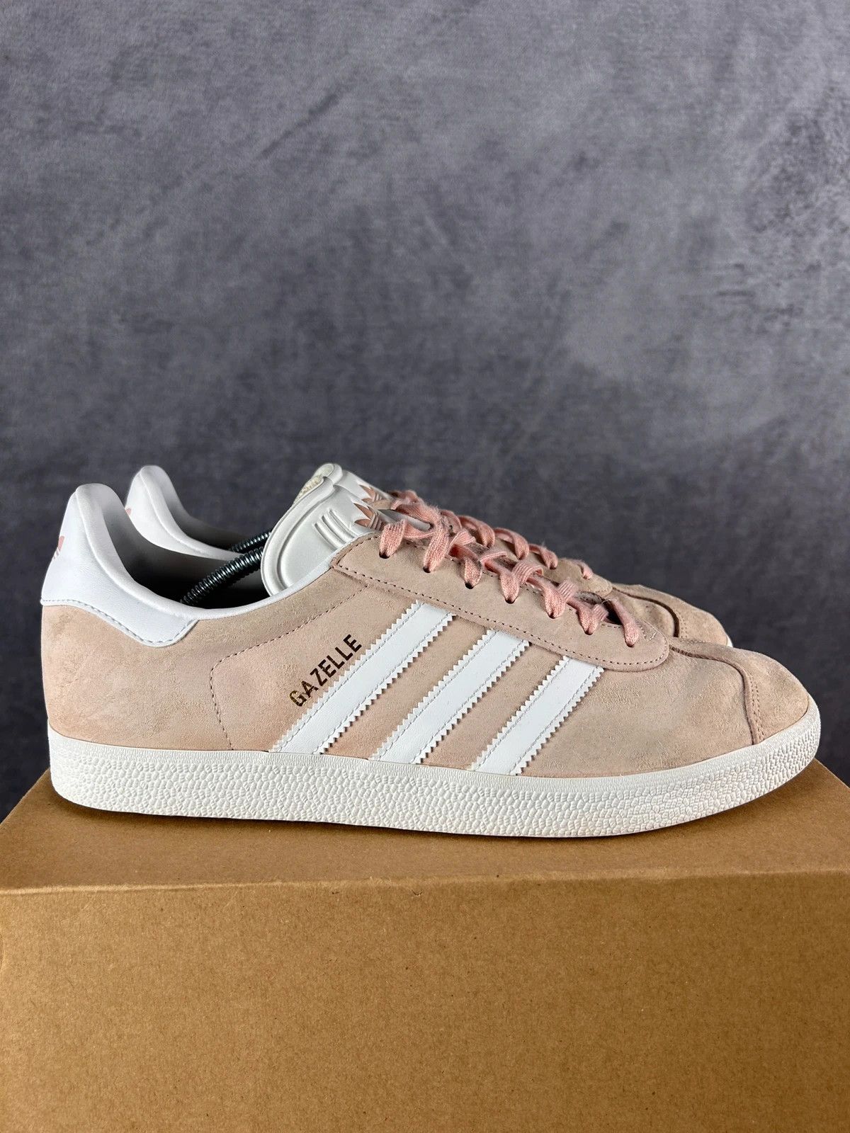 Adidas Adidas Gazelle powder pink suede mini logo print Y2K Size US 9.5 / EU 42-43 - 5 Thumbnail