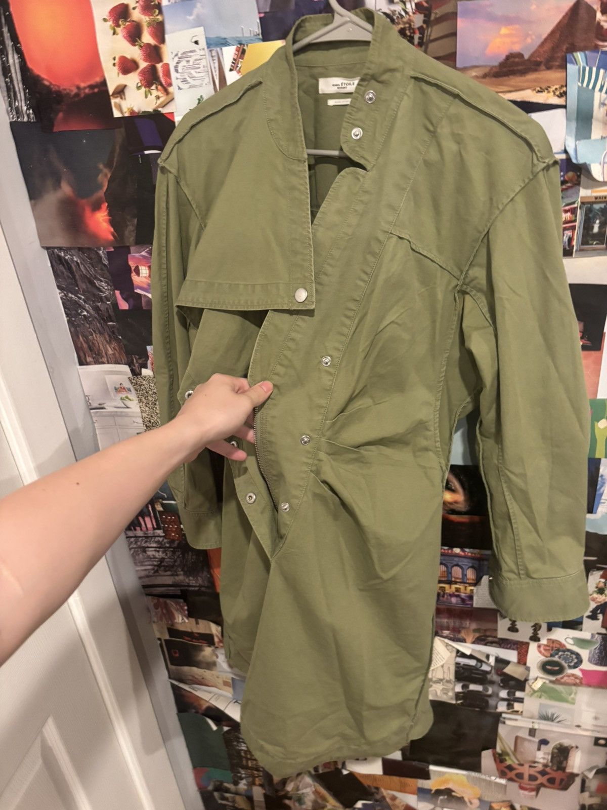 Isabel Marant Etoile Isabel Marant Étoile Linore Trench Coat Dress Size M / US 6-8 / IT 42-44 - 7 Thumbnail