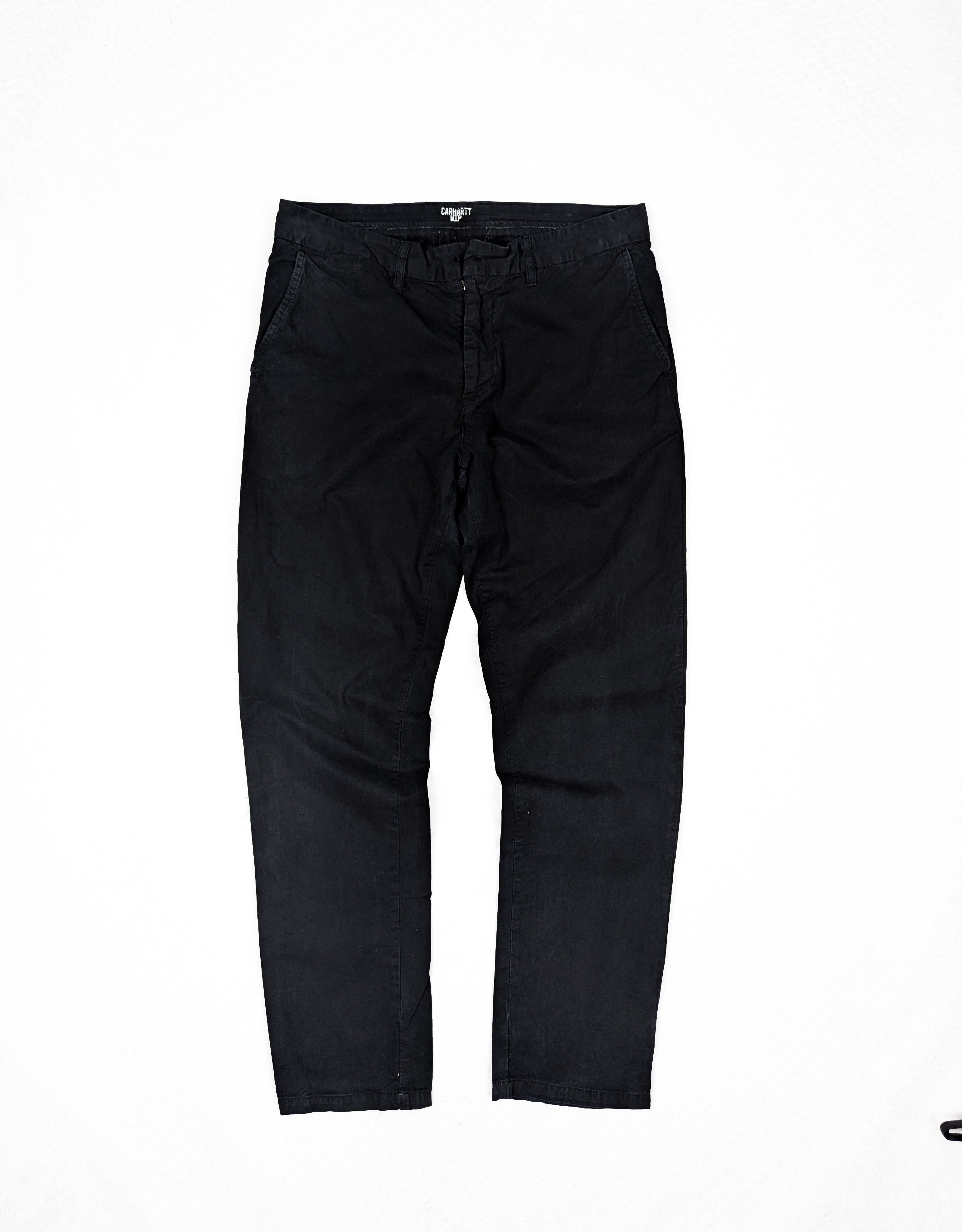 Carhartt Wip Carhartt wip johnson pant black trousers 31 Size US 31 - 2 Thumbnail