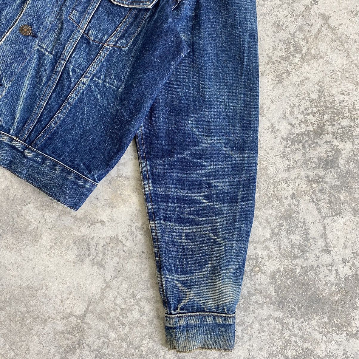Levi's VTG 70’s Levi’s Type 3 Faded Honeycomb Trucker Denim Jacket Size US S / EU 44-46 / 1 - 11 Thumbnail