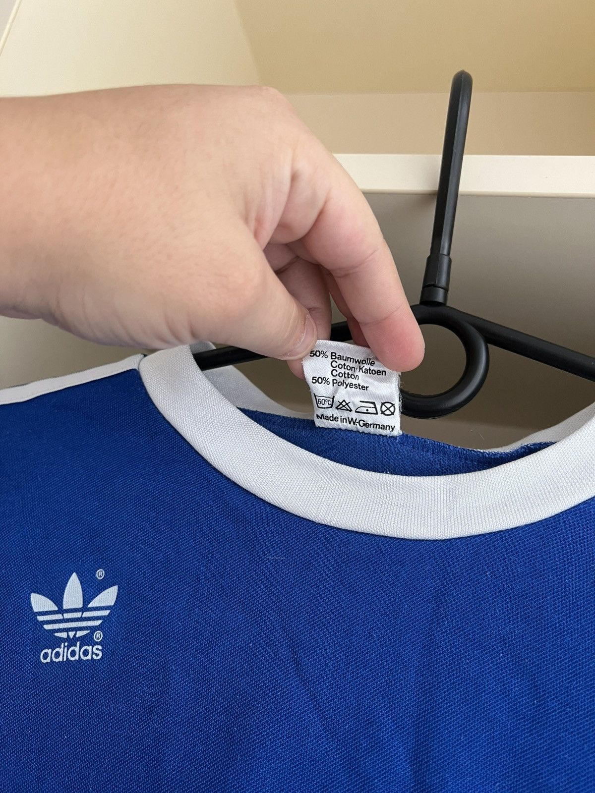Adidas Vintage 80s Adidas Erima Long Sleeve Mede in West Germany Size US S / EU 44-46 / 1 - 7 Thumbnail