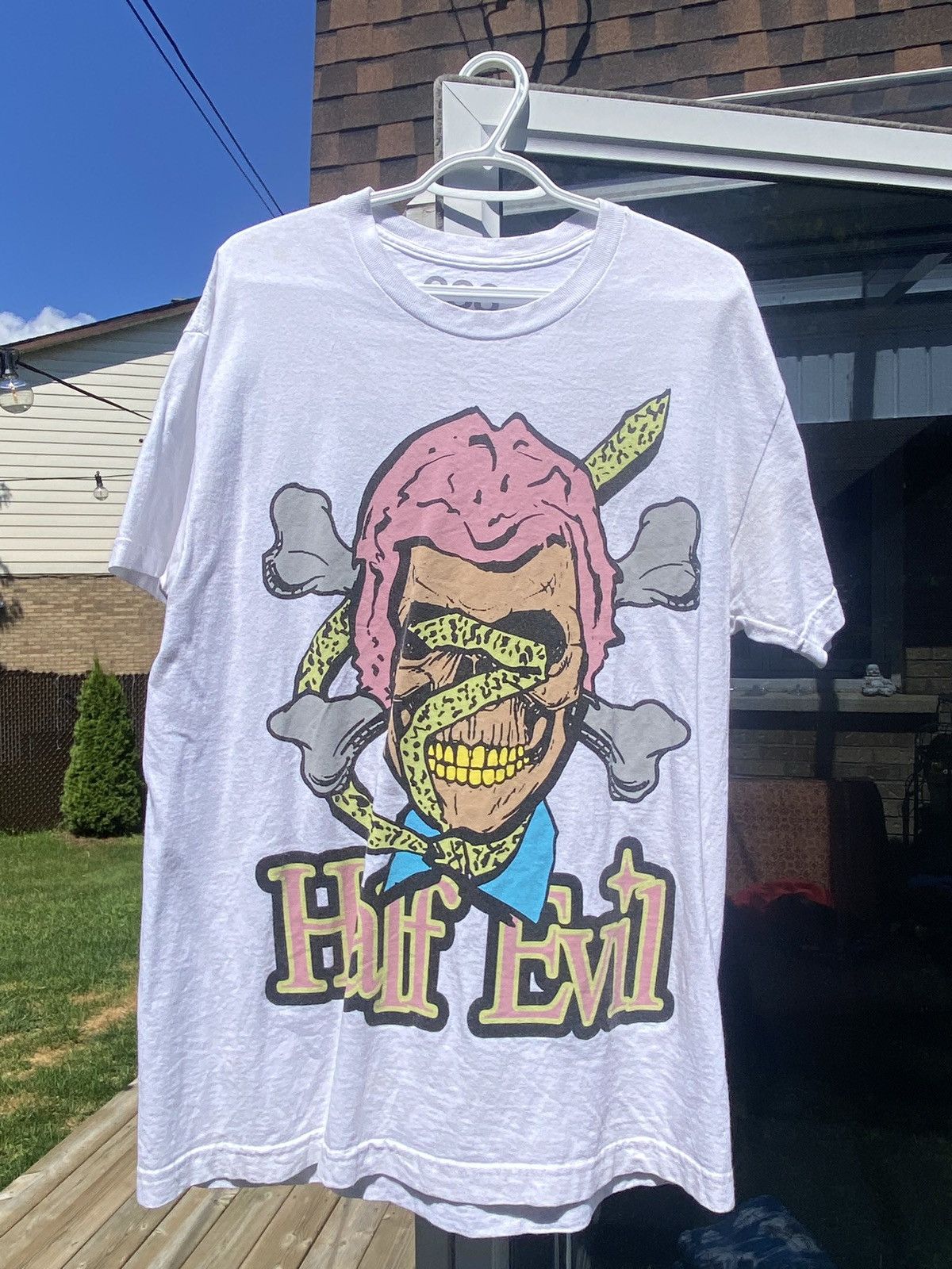 Designer × Half Evil Half Evil Skeleton T shirt Size US L / EU 52-54 / 3 - 2 Thumbnail