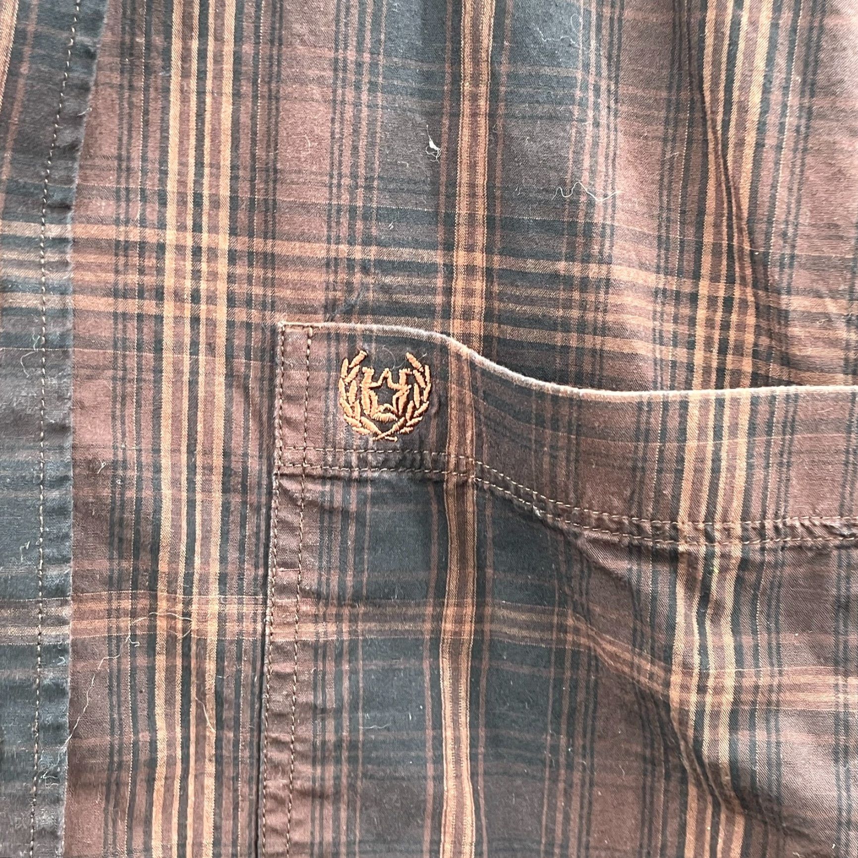 Vintage VINTAGE Panhandle Western Shirt Men’s Large Cropped Cowboy Outdoor Rodeo Workwear Office Size US L / EU 52-54 / 3 - 4 Thumbnail