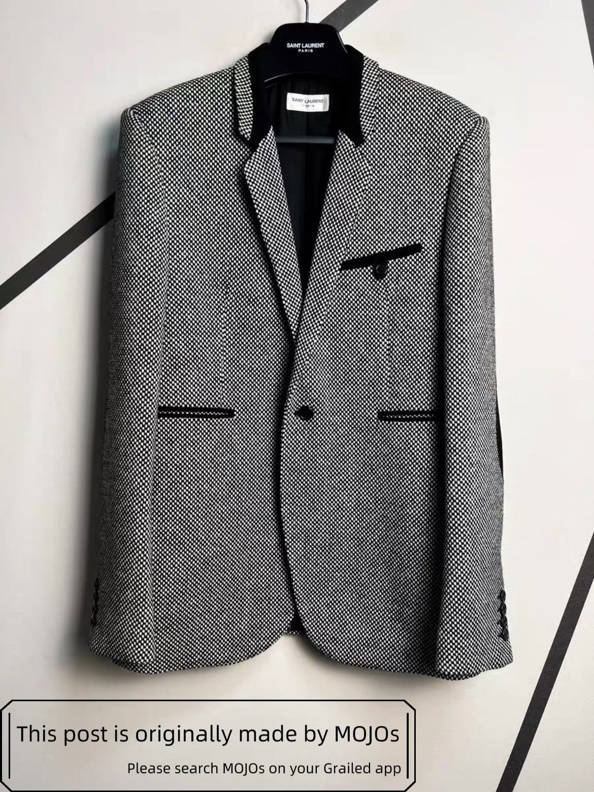 Saint Laurent Paris Sz 50 Saint Laurent Paris 19SS Suede joint jacket mojos12324 Size US M / EU 48-50 / 2 - 1 Thumbnail