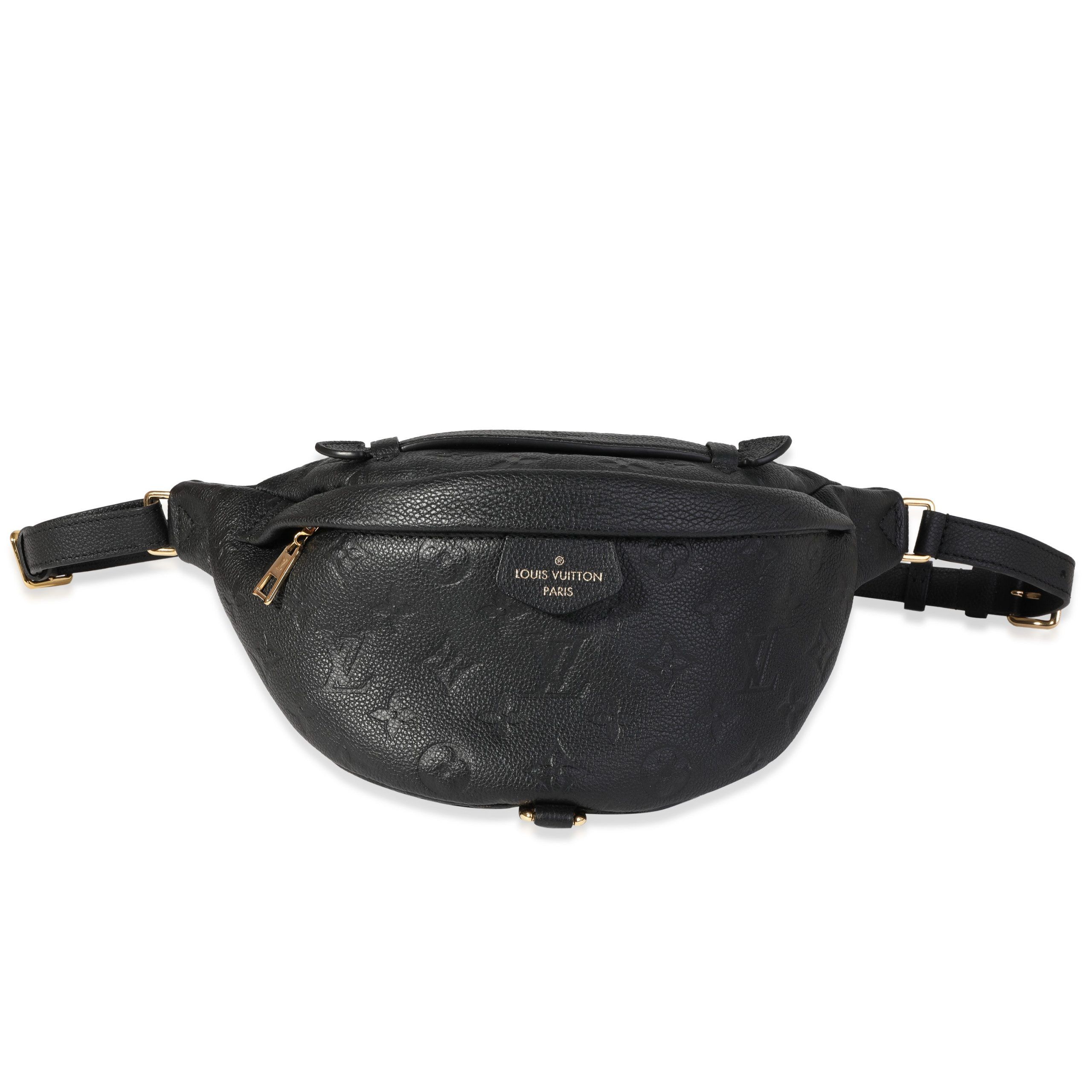 image of Louis Vuitton Black Monogram Empreinte Bumbag, Women's