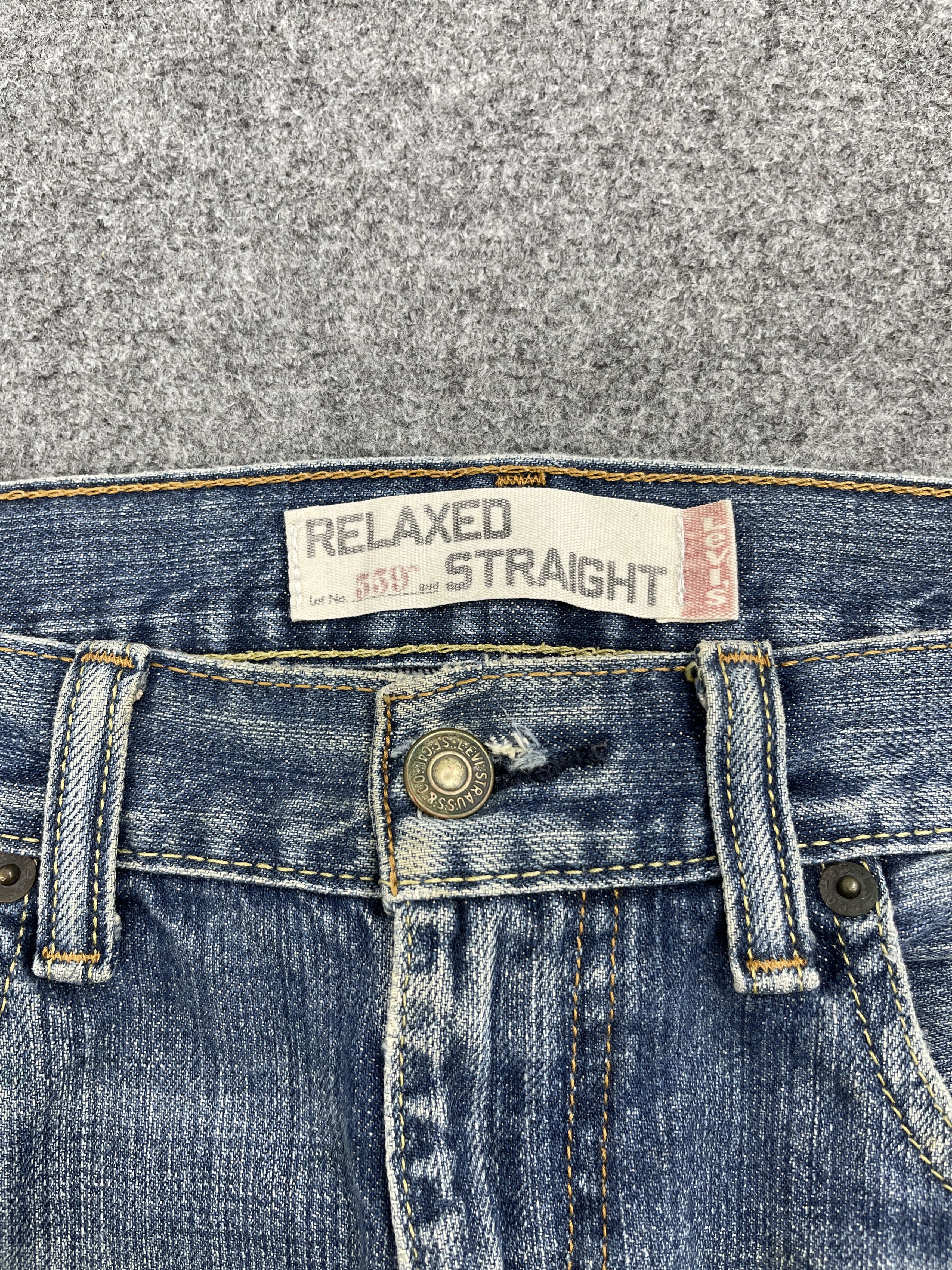 Levi's Distressed Vintage Levis 559 Loose Straight Denim DP2503 Size US 34 / EU 50 - 7 Thumbnail