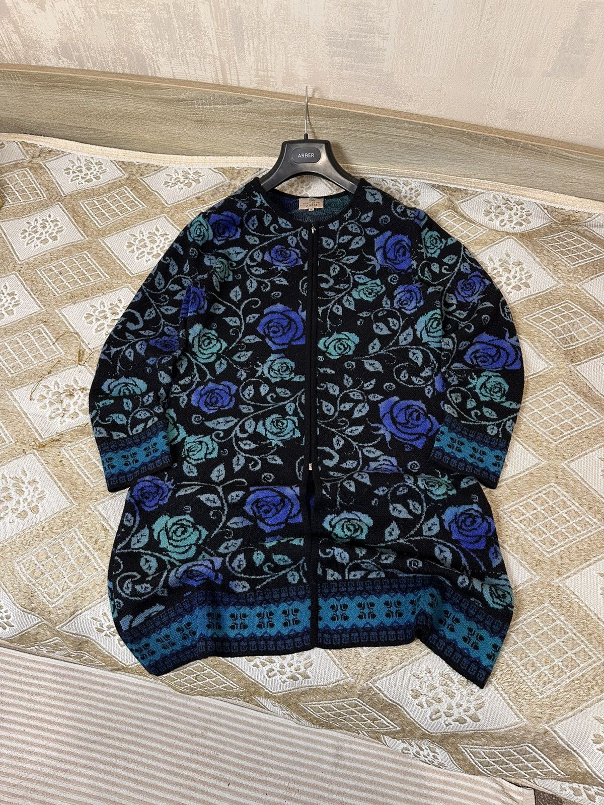 Vintage 🔥 Spirit Of The Andes Baby Alpaca Cardigan Sweater Oleana Size M / US 6-8 / IT 42-44 - 1 Thumbnail