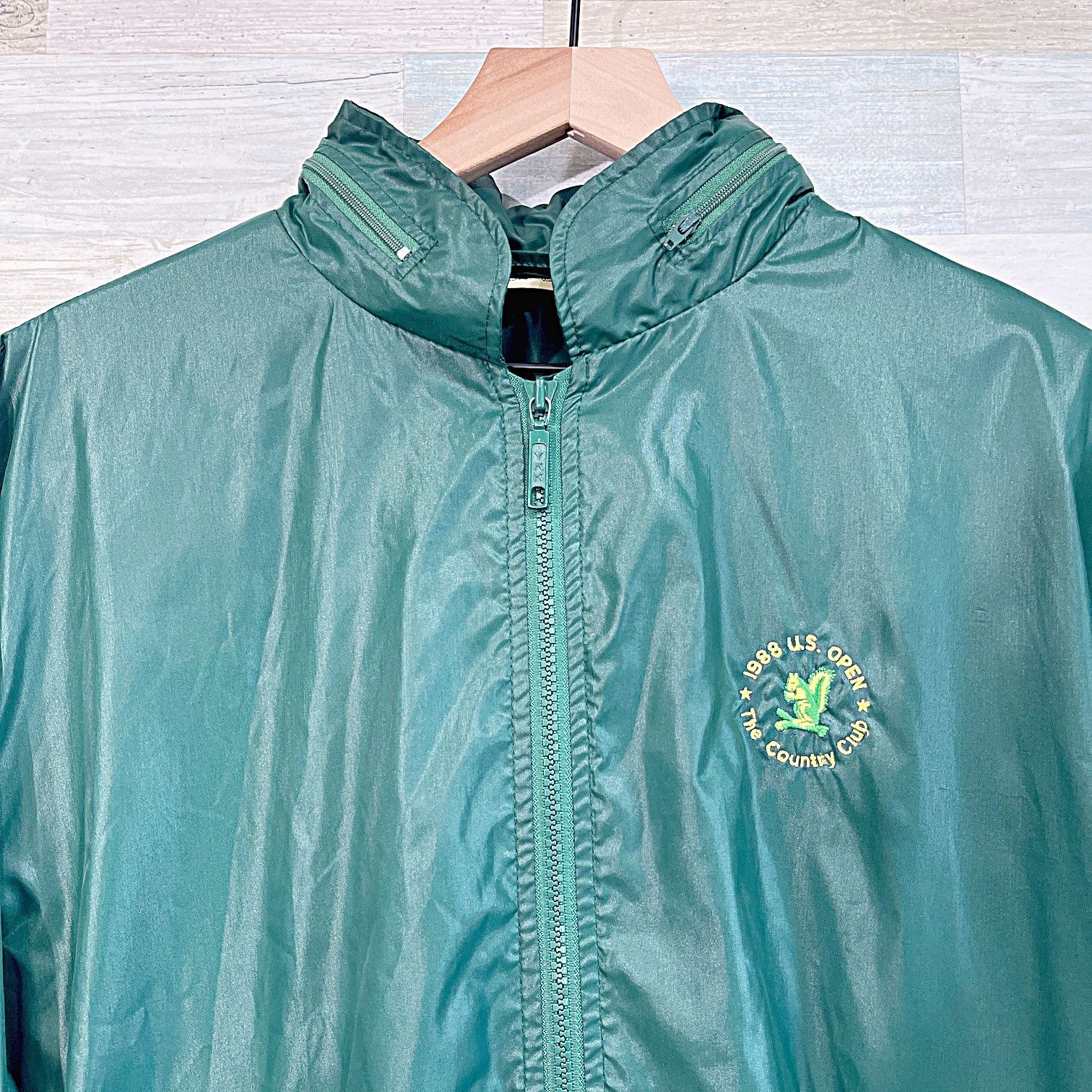 Izod × Vintage Vintage 1988 US Open IZOD Hooded Rain Jacket Mens Large Size US L / EU 52-54 / 3 - 2 Thumbnail