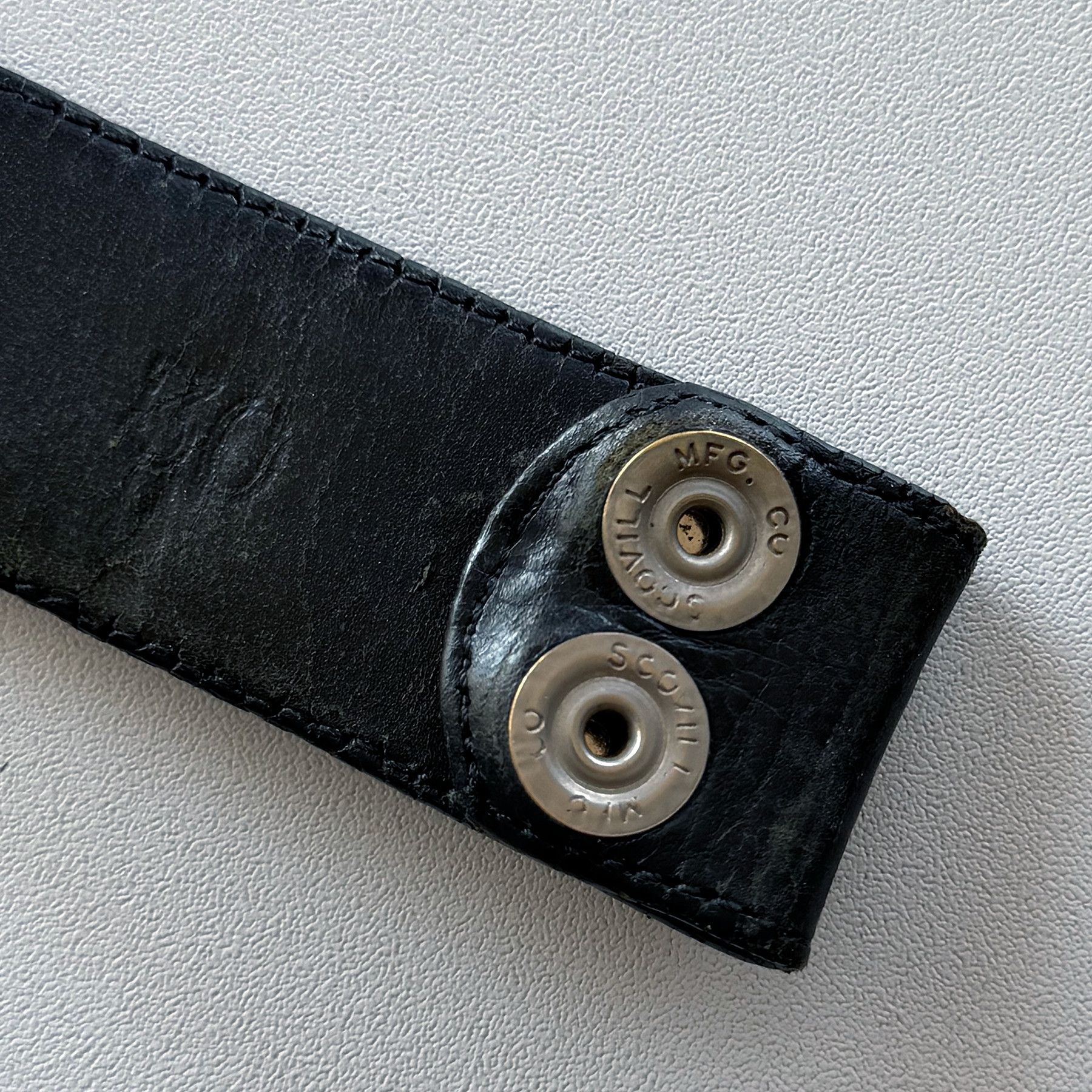 Chrome Hearts Chrome Hearts 1.5 Inch Leather Belt Strap Size 30 - 8 Thumbnail