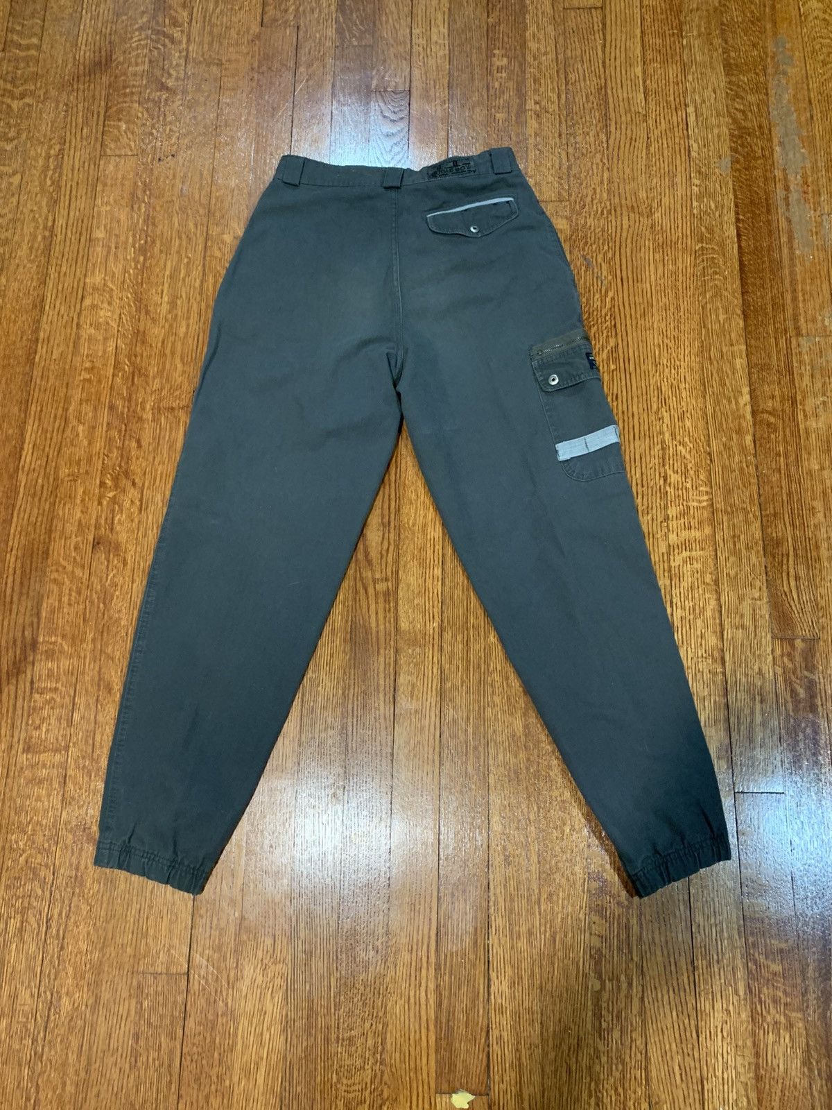 Bugle Boy Vintage 90s Bugle Boy Search & Rescue Cargo Pants-Grey 30x30 Size US 30 / EU 46 - 2 Thumbnail