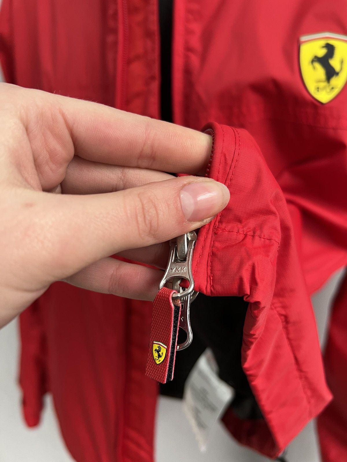 Ferrari Ferrari rain hood nylon jacket y2k style hype Size US S / EU 44-46 / 1 - 12 Thumbnail