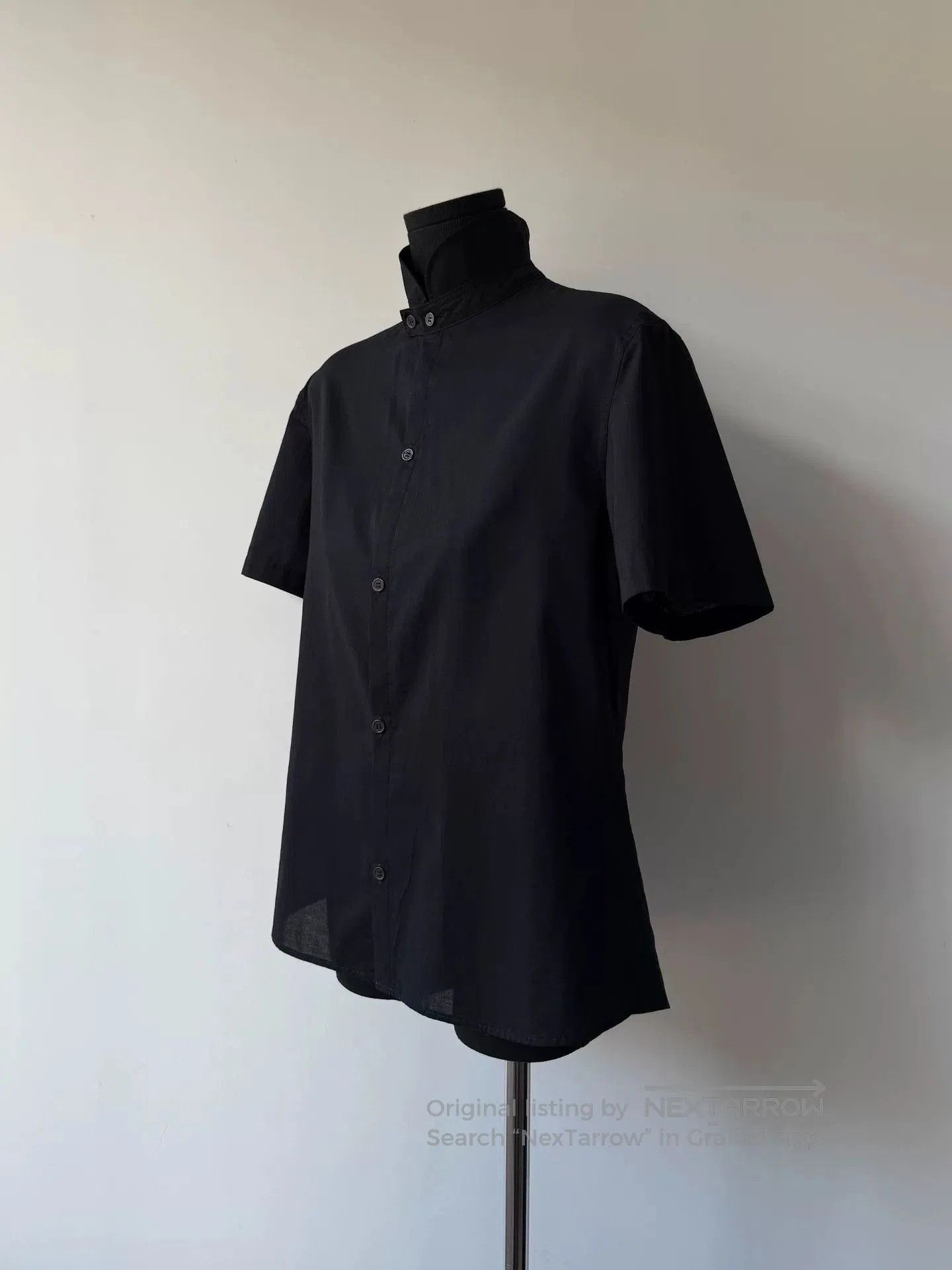 Y's yohji yamamoto y's black short sleeve shirt. Size US M / EU 48-50 / 2 - 2 Thumbnail