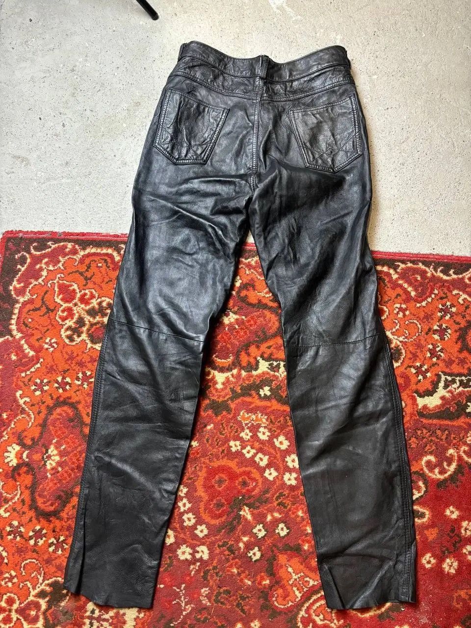 Vintage Avantgarde Leather Bikers Spirit Motors Opium Vintage Y2K Size US 34 / EU 50 - 9 Thumbnail