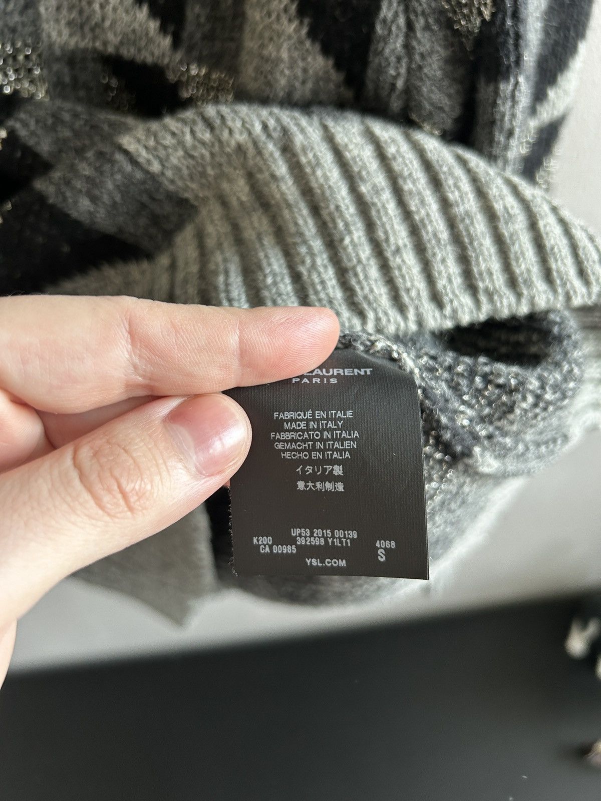 Saint Laurent Paris FW14 Hedi sweater Size US S / EU 44-46 / 1 - 3 Thumbnail