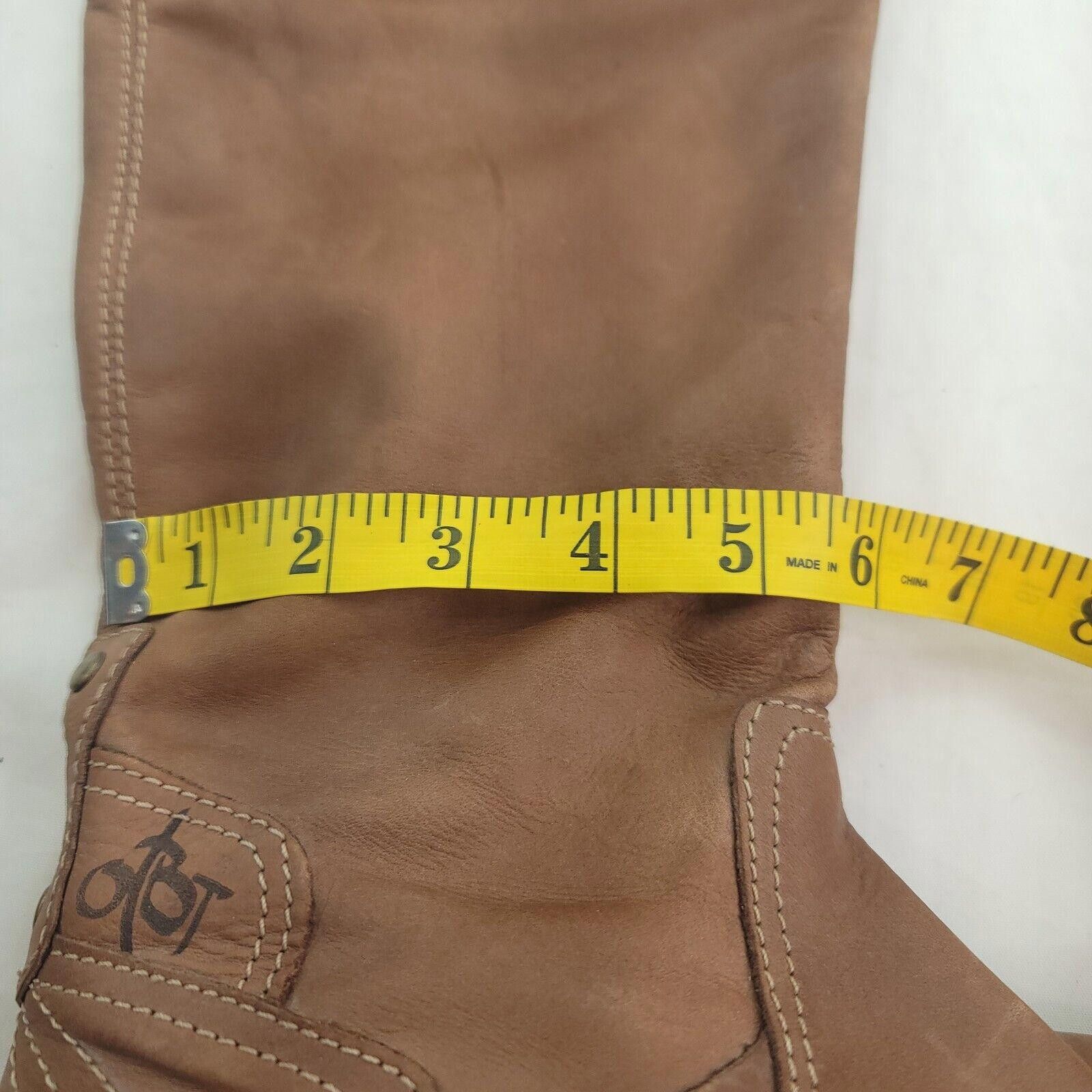 Otto OTBT Distressed Tan Leather Size 8 Boots Made In India Size US 8 / IT 38 - 9 Thumbnail