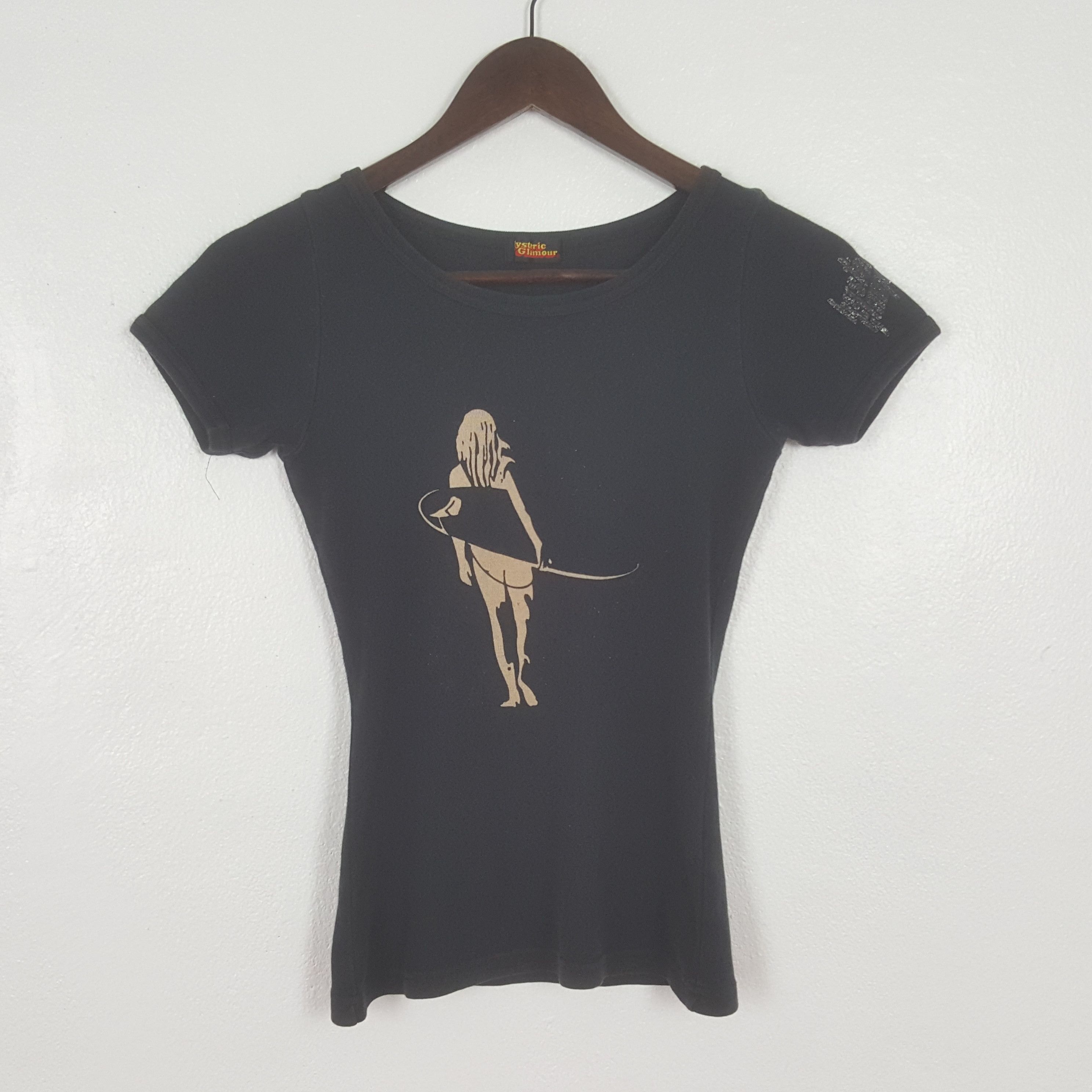 Hysteric Glamour Vintage Hysteric Glamour Samurai Japanese Brand Tshirt Size XXS / US 00 / IT 34 - 1 Thumbnail