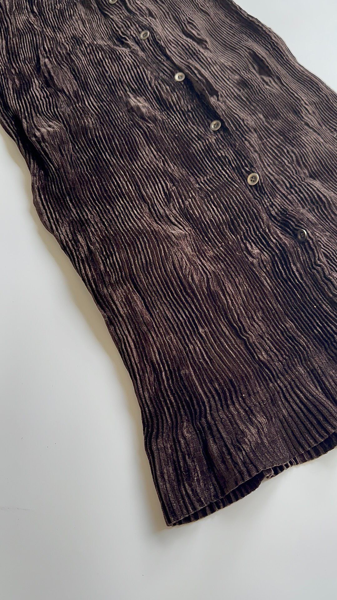 Issey Miyake ISSEY MIYAKE Folding button dress| Size 28" / US 6 / IT 42 - 7 Thumbnail