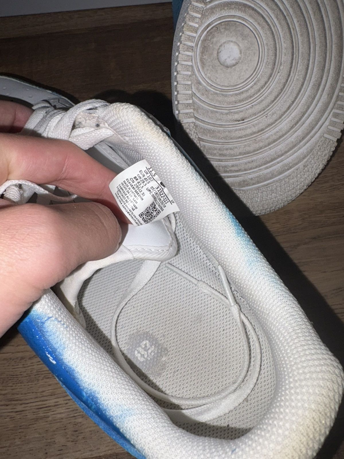 Nike Nike AF1 Customs Size US 11.5 / EU 44-45 - 6 Thumbnail