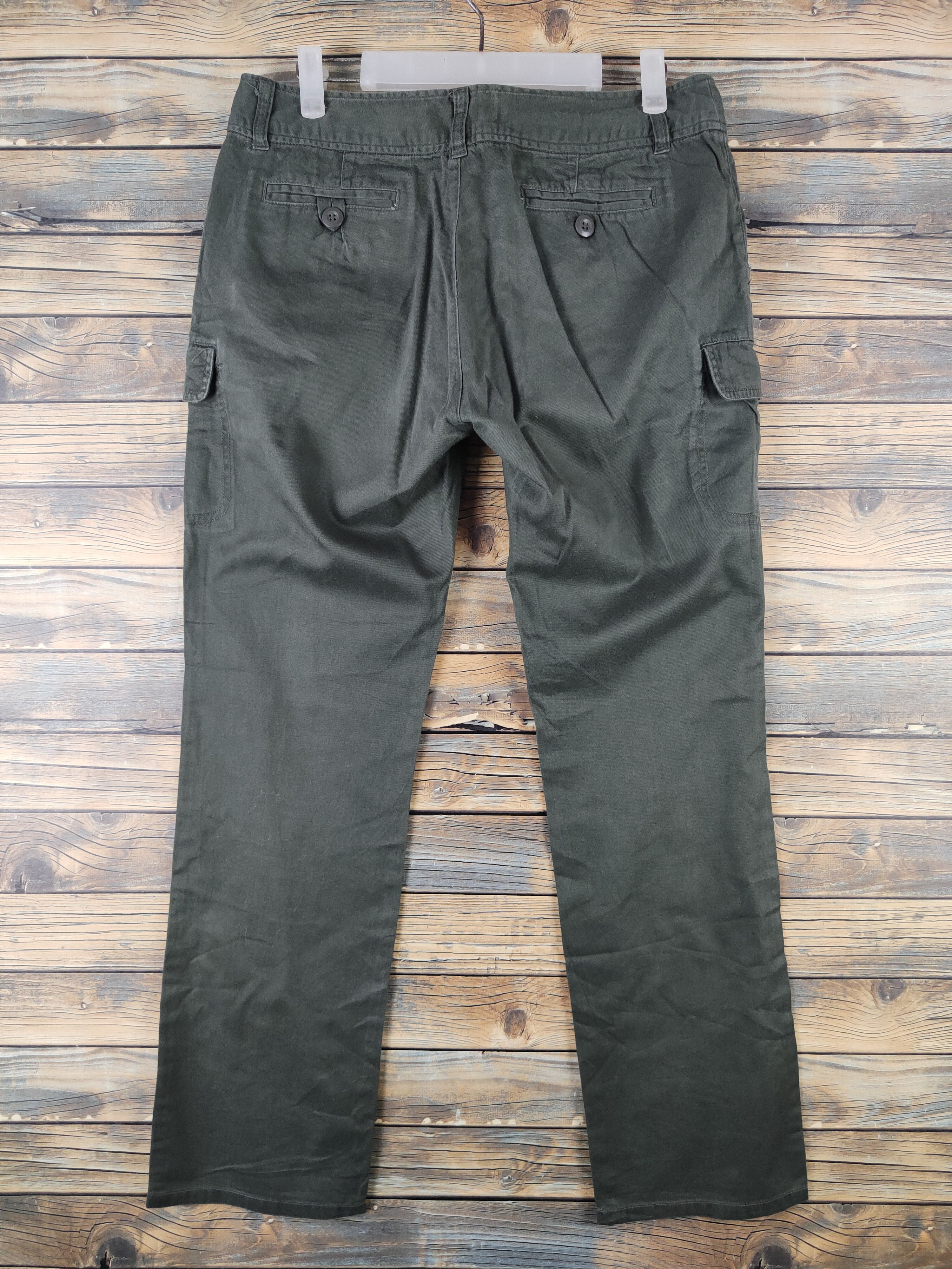 Other DL Earth Music&Ecology Olive Multipocket Cargo Pants #1300 Size 30" / US 8 / IT 44 - 7 Thumbnail