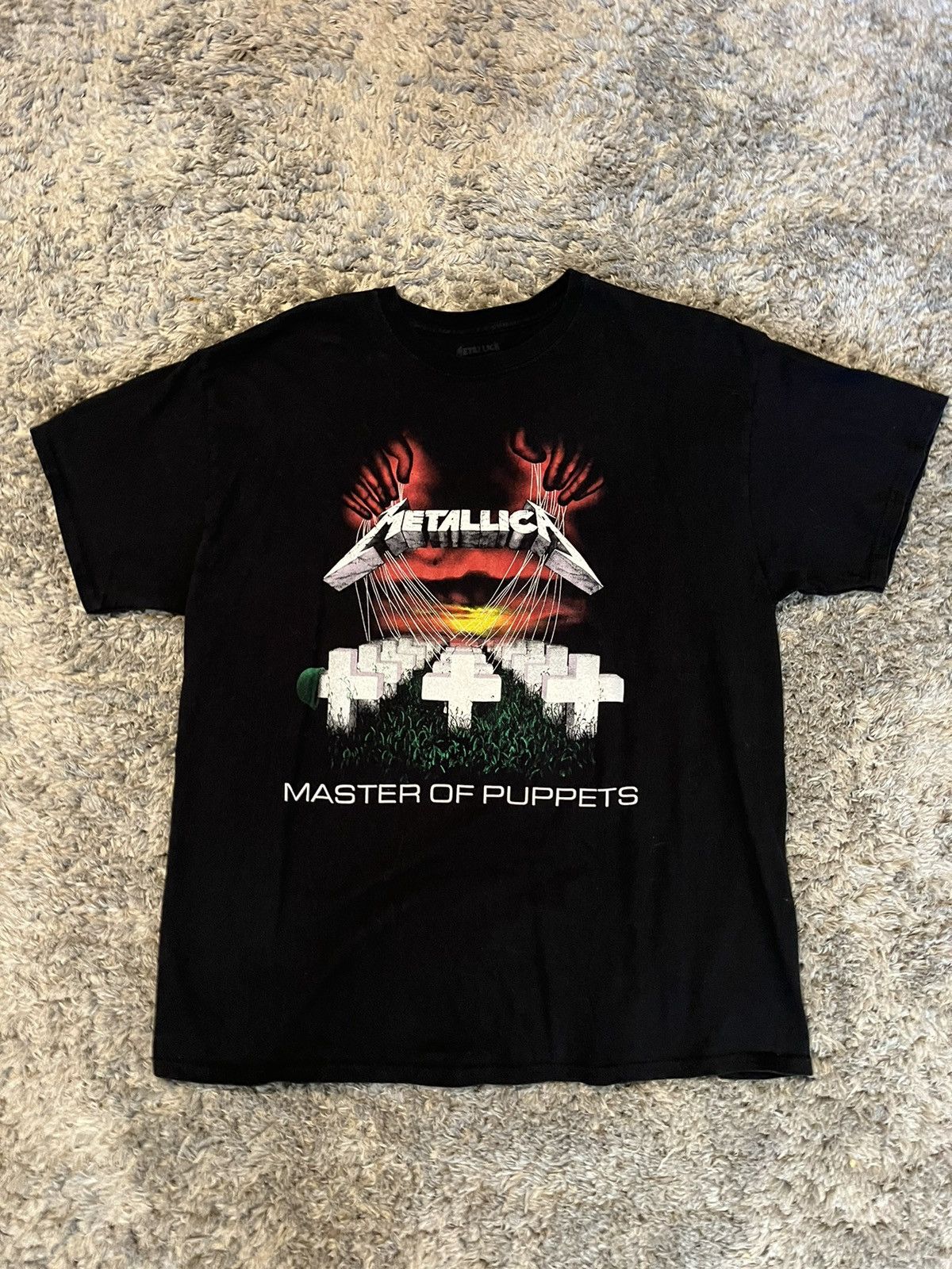 metallica master of puppets shirt vintage