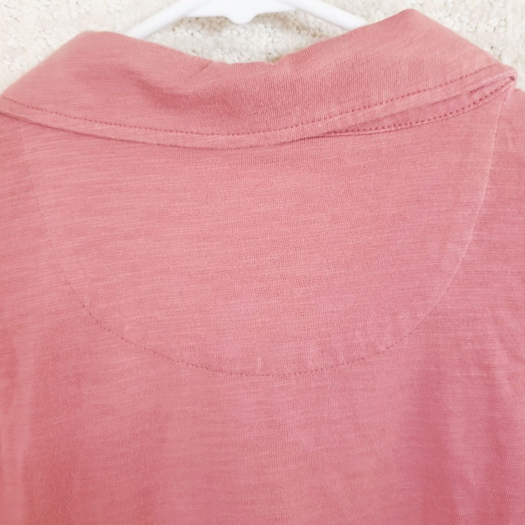 Vintage Even Tide Polo Shirt Short Sleeve Men 2XL Regular 100% Cotton Coral Pink Shirts Mens Polo Size US XXL / EU 58 / 5 - 7 Thumbnail