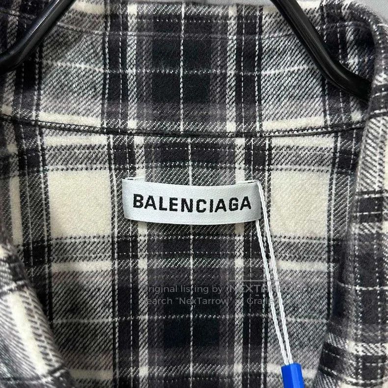 Balenciaga Balenciaga Classic Plaid Shirt. Size US XS / EU 42 / 0 - 5 Thumbnail