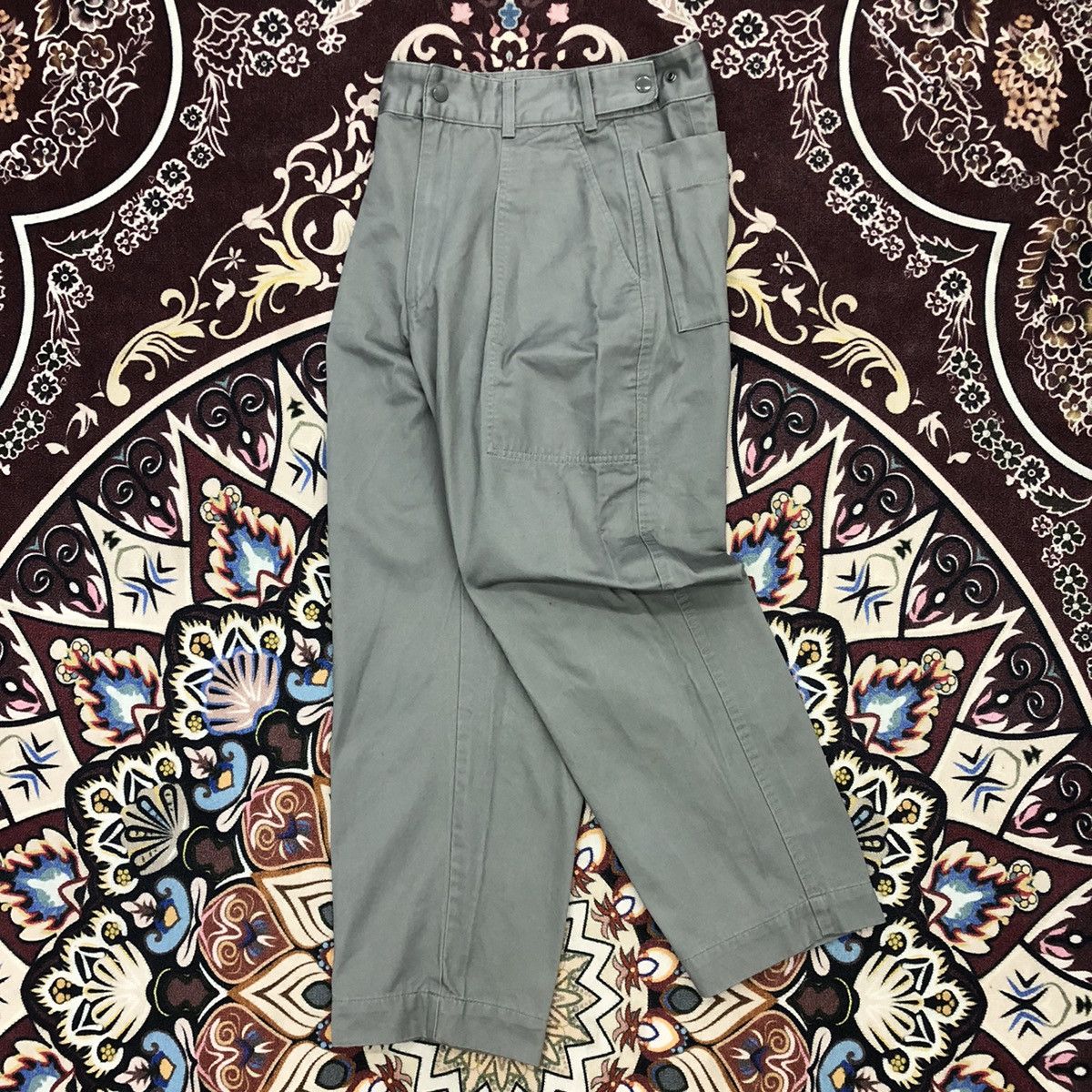 Christophe Lemaire × Japanese Brand × Uniqlo Uniqlo X Lemaire Pleated Baker Fatigue Pants Size 25" / US 0 / IT 36 - 15 Thumbnail