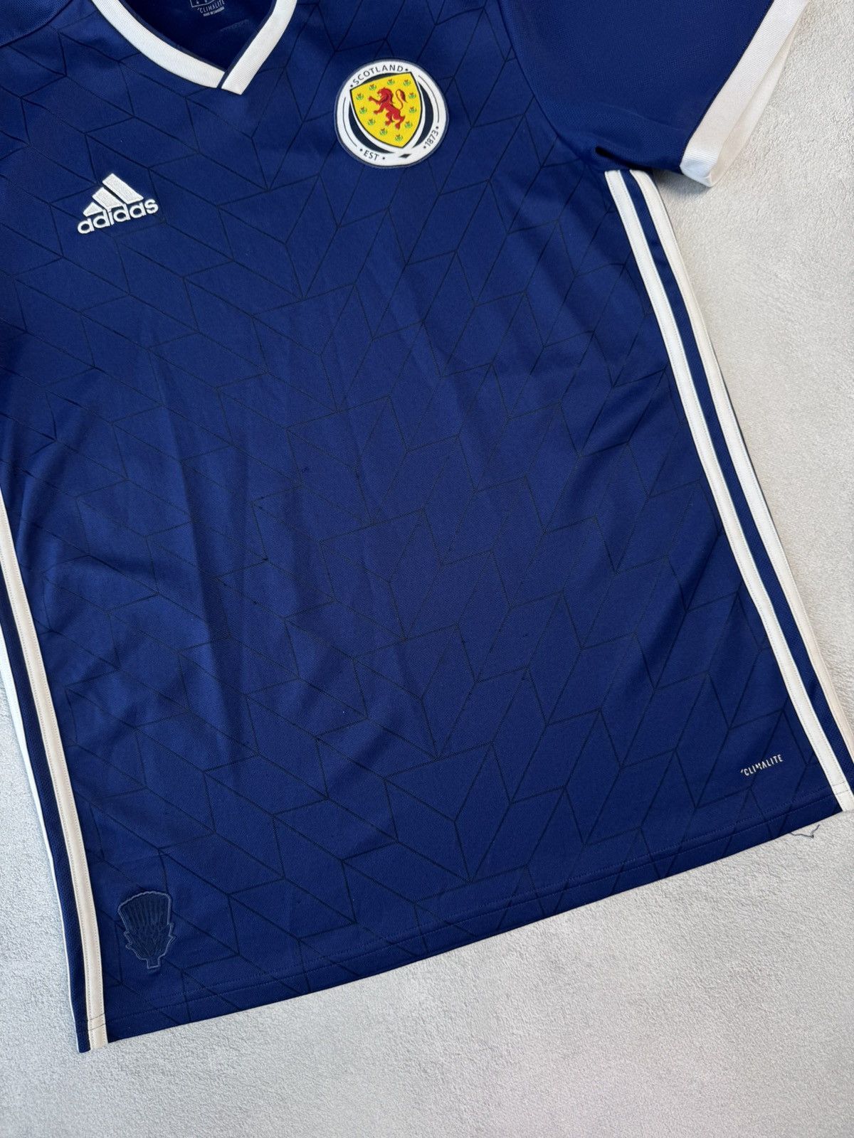 Adidas Scotland 2017 2018 Home Football Shirt Soccer Jersey Adidas Size US M / EU 48-50 / 2 - 4 Thumbnail