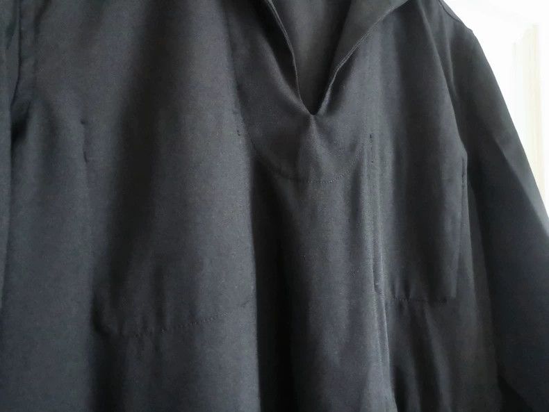 Comme des Garcons Comme Des Garcons Navy Neck Dress Size XS / US 0-2 / IT 36-38 - 3 Thumbnail