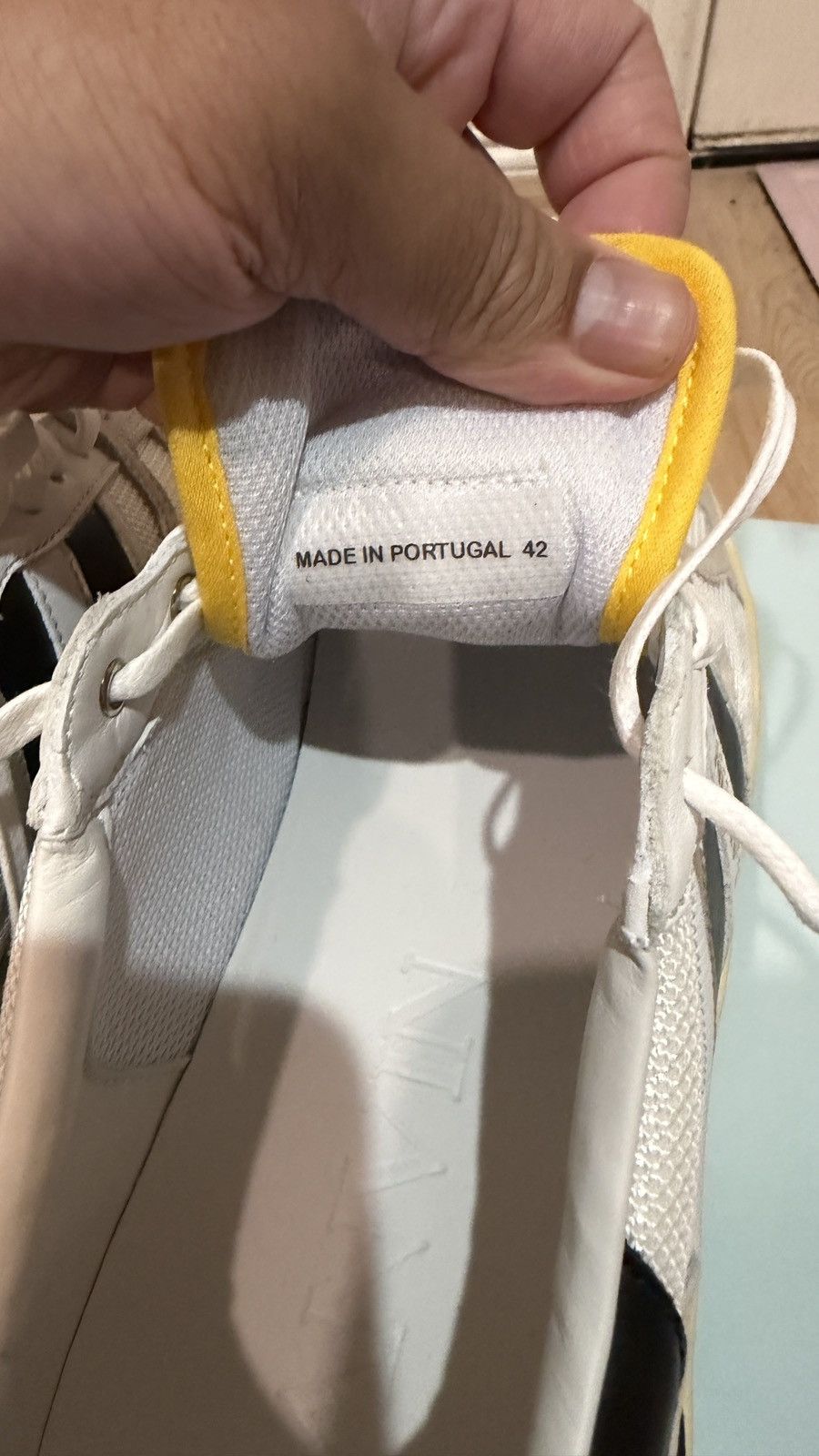 Lanvin Lanvin Clay Sneaker White/Black Size US 9 / EU 42 - 7 Thumbnail