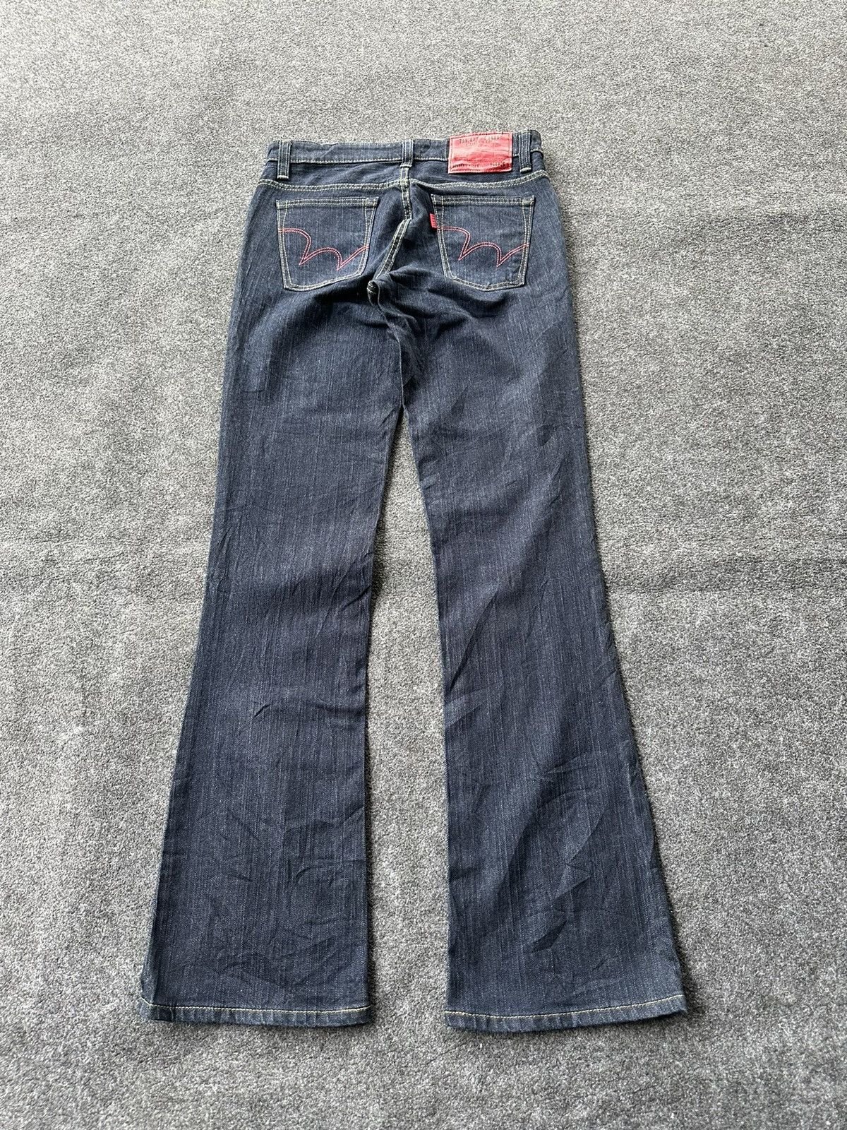 Edwin Y2k Edwin Blue Trip Edgeline 503 Boot Flare W30 D244 Size US 29 - 4 Thumbnail