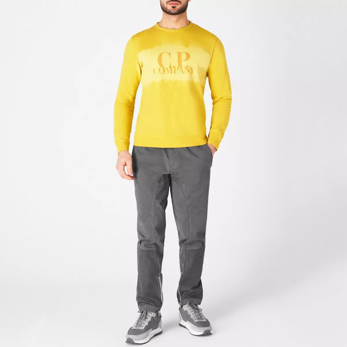 C.P. Company o1y1224 Logo Sweatshirt in Marigold Size US XXL / EU 58 / 5 - 4 Thumbnail